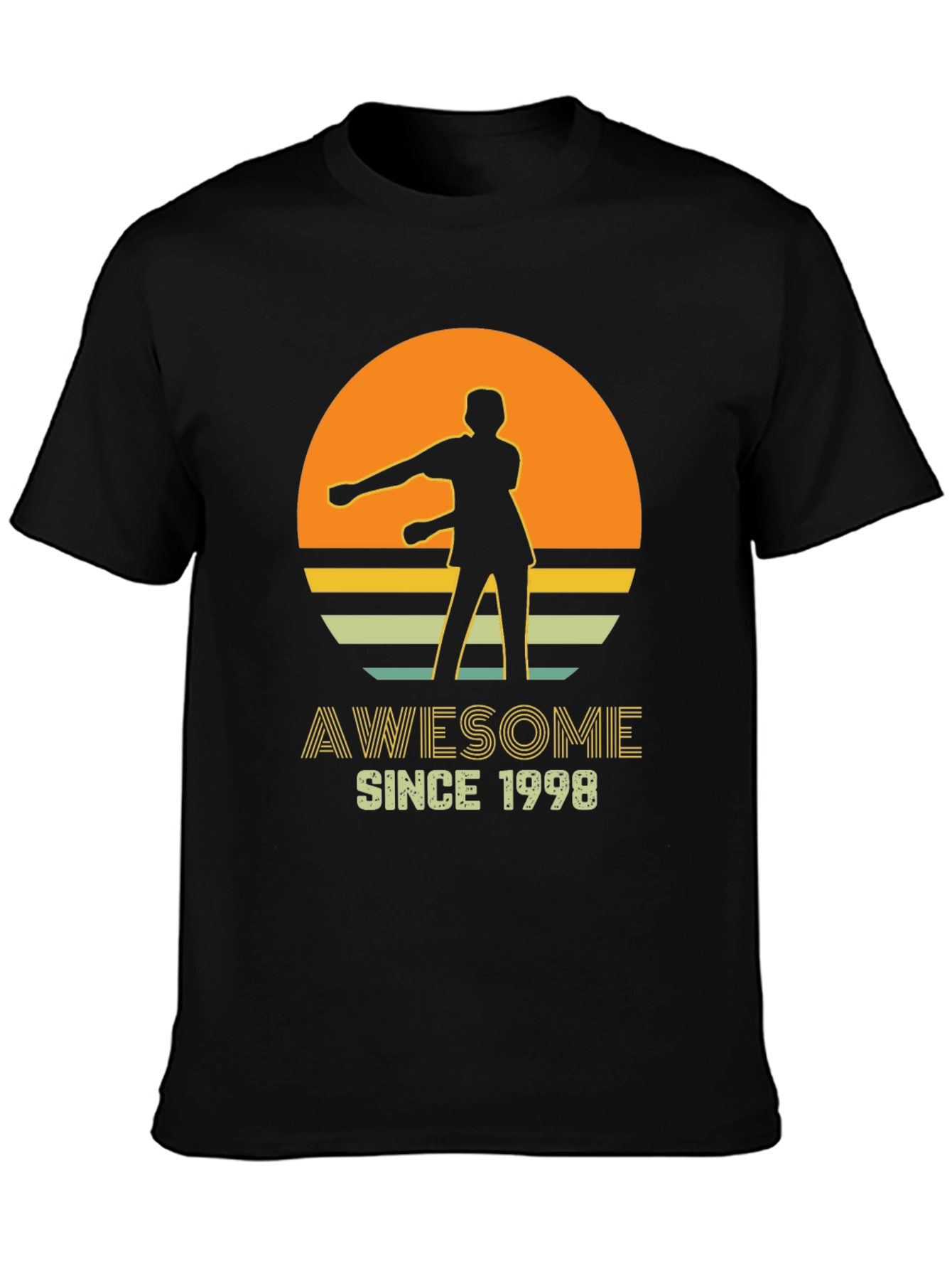 Awesome Since 1998 Black Graphic Tee