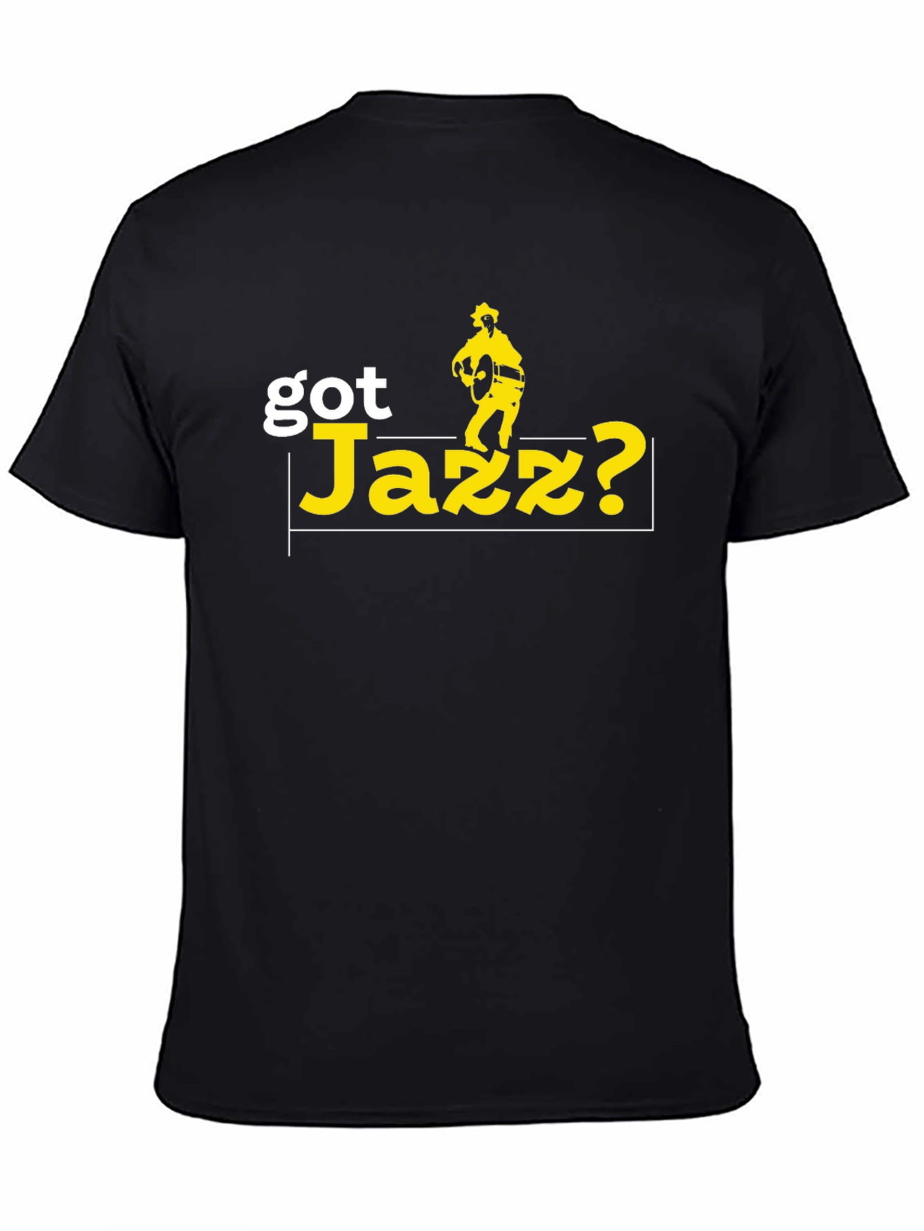 Got Jazz? Black Graphic T-Shirt