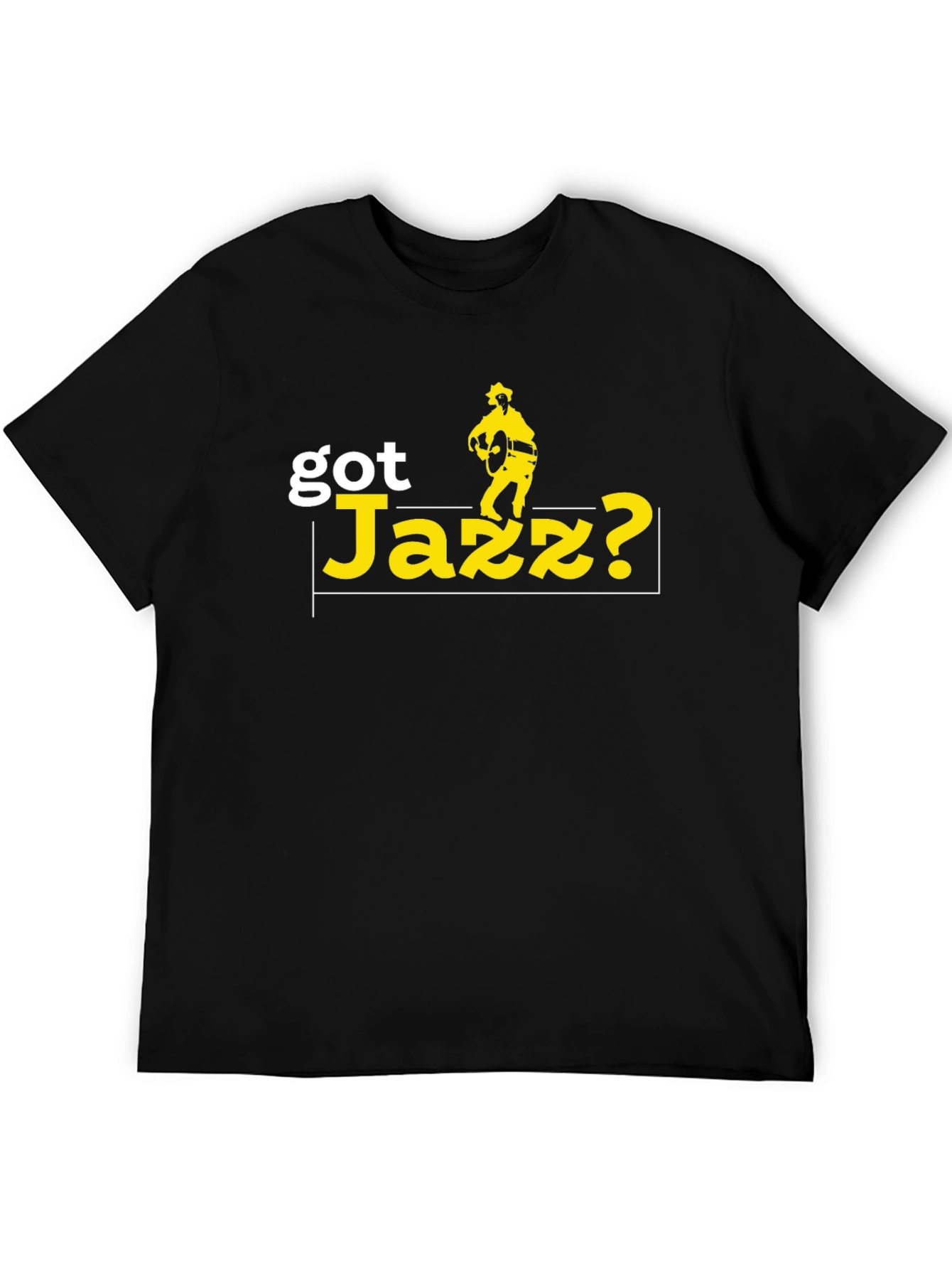 Got Jazz? Black Graphic T-Shirt
