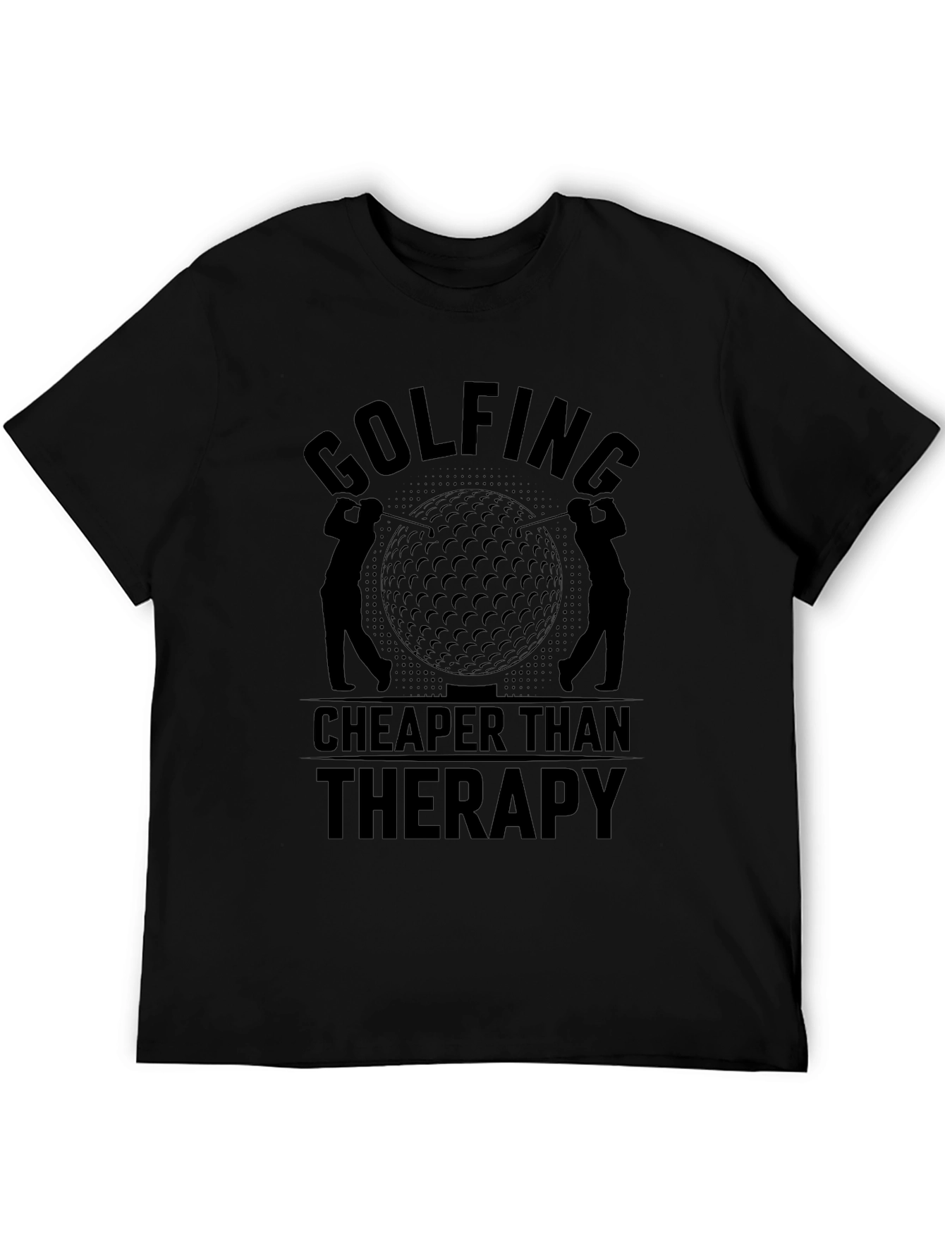 Golfing Cheaper Than Therapy Graphic Tee