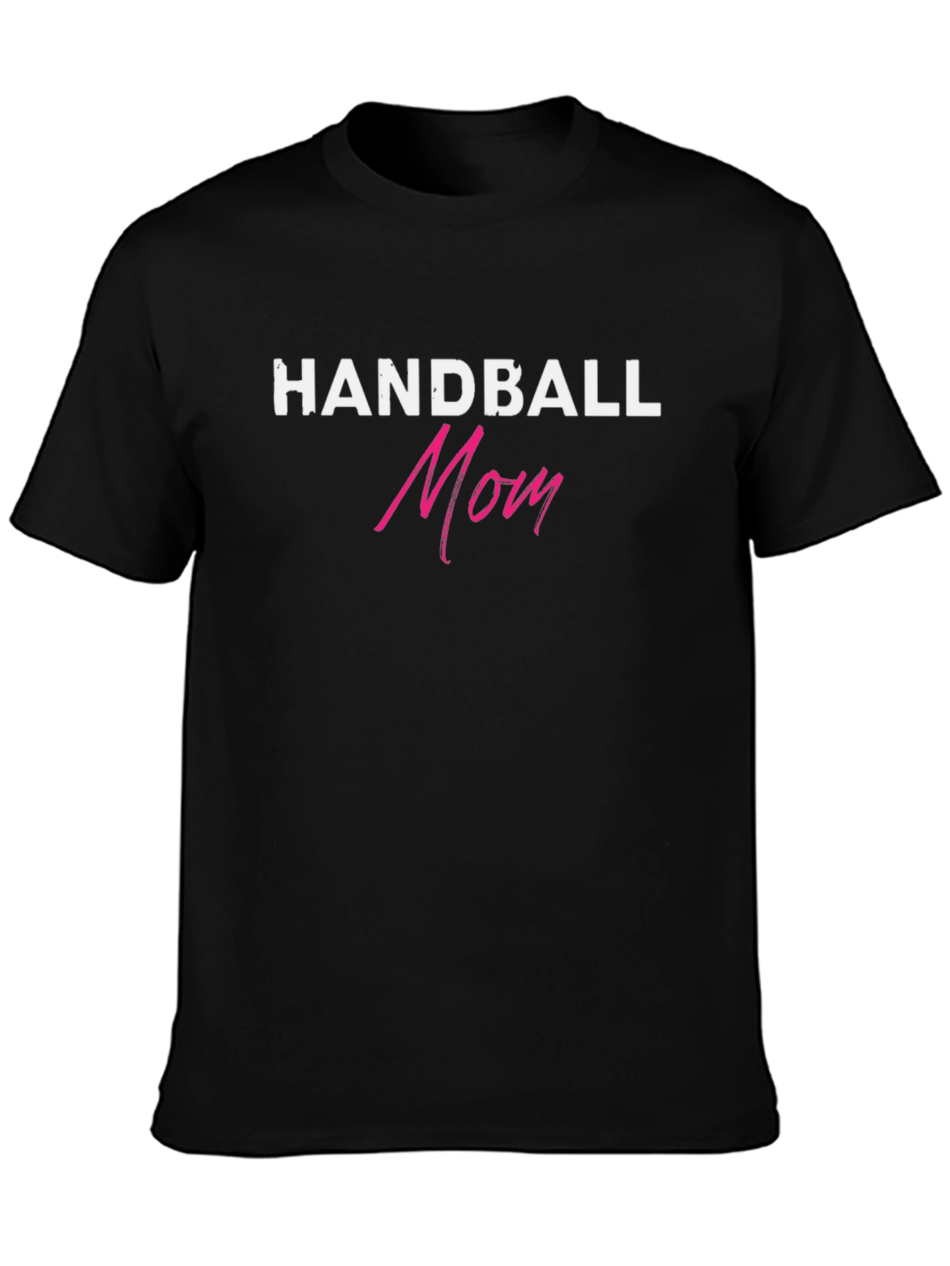 Handball Mom Graphic T-Shirt - Black