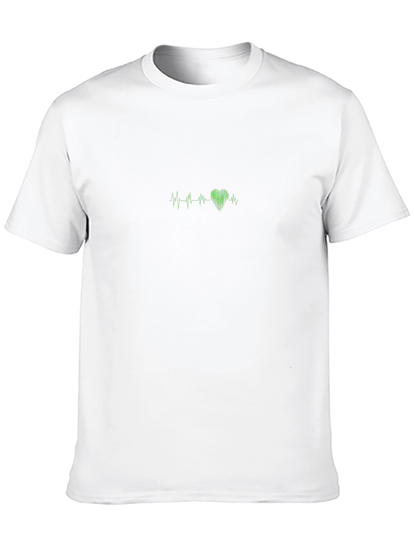 Heartbeat Graphic Black T-Shirt