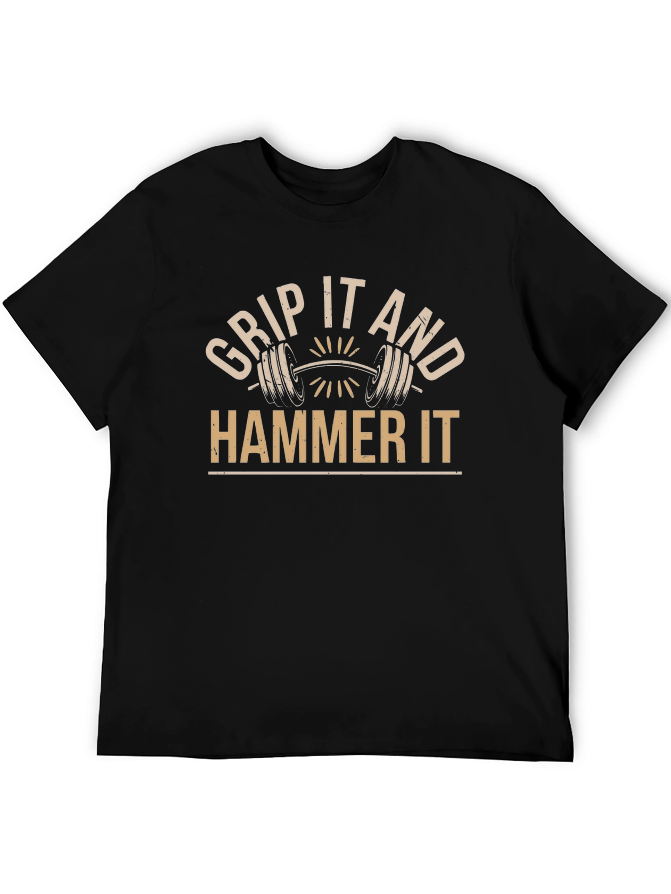 Grip It And Hammer It Black T-Shirt
