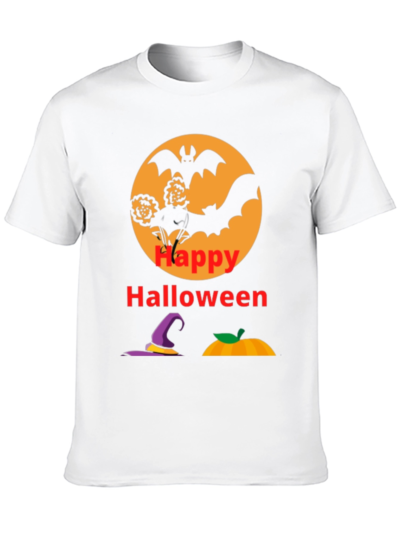 Happy Halloween Black T-Shirt