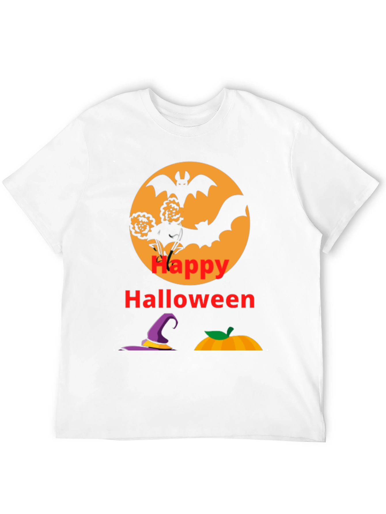 Happy Halloween Black T-Shirt