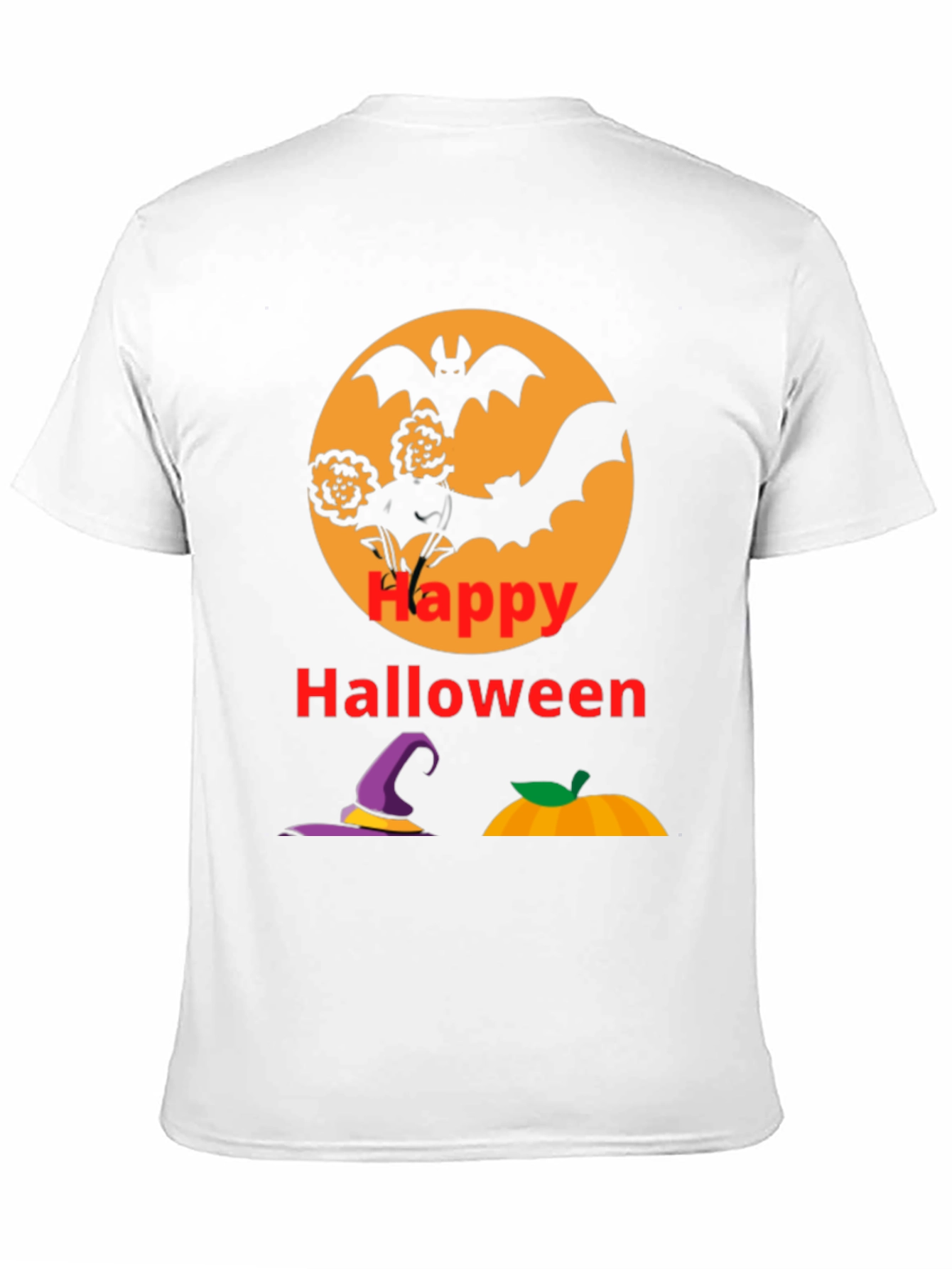 Happy Halloween Black T-Shirt