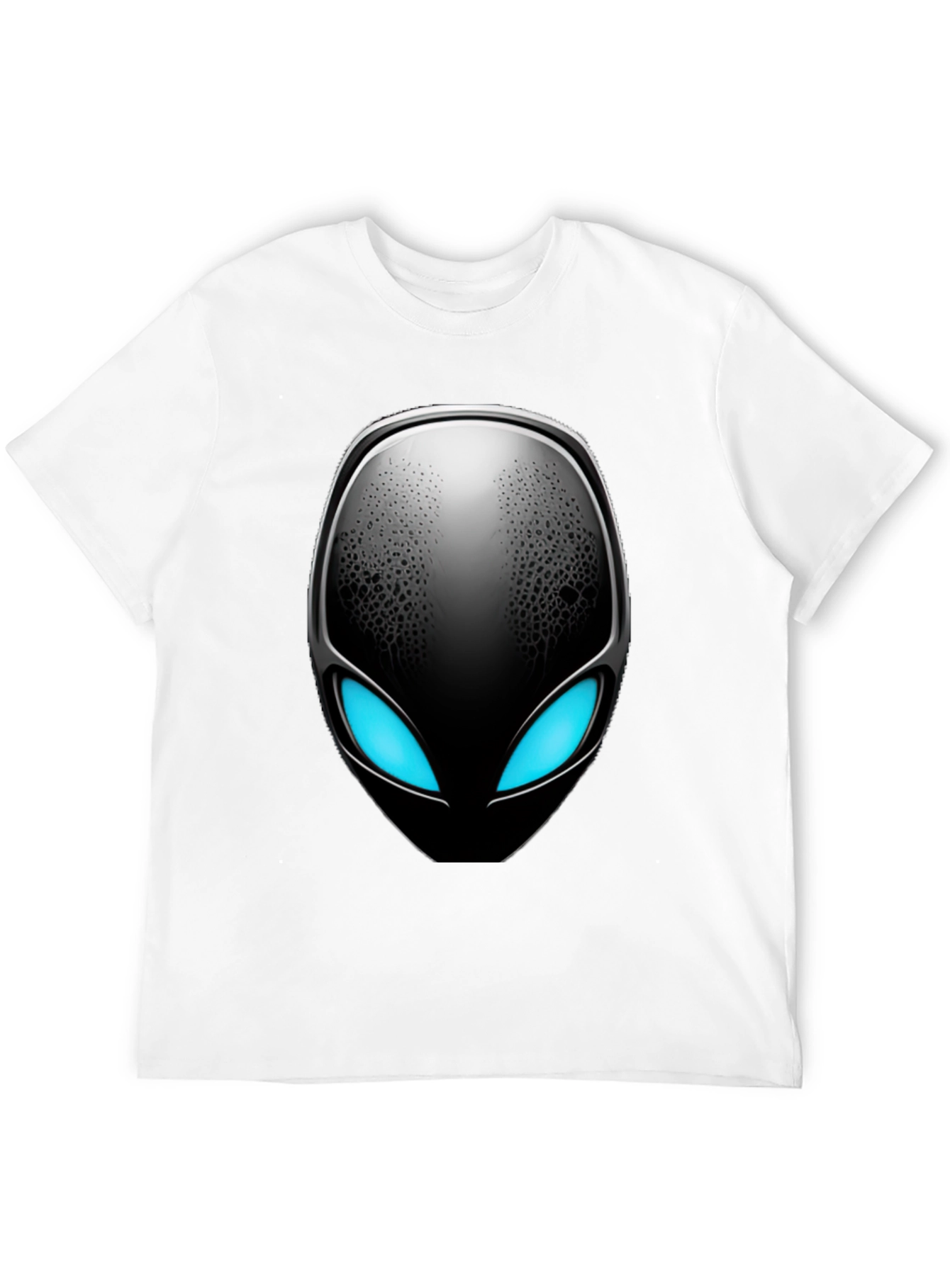 Alien Head Graphic Black T-Shirt