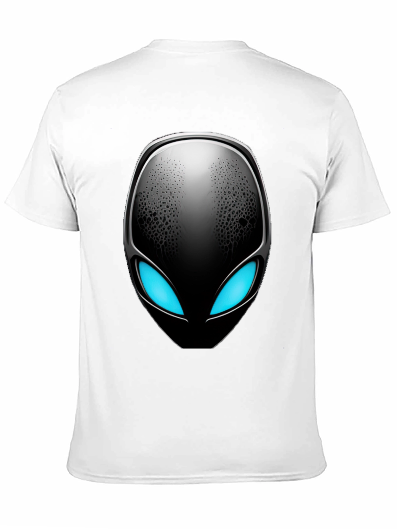 Alien Head Graphic Black T-Shirt