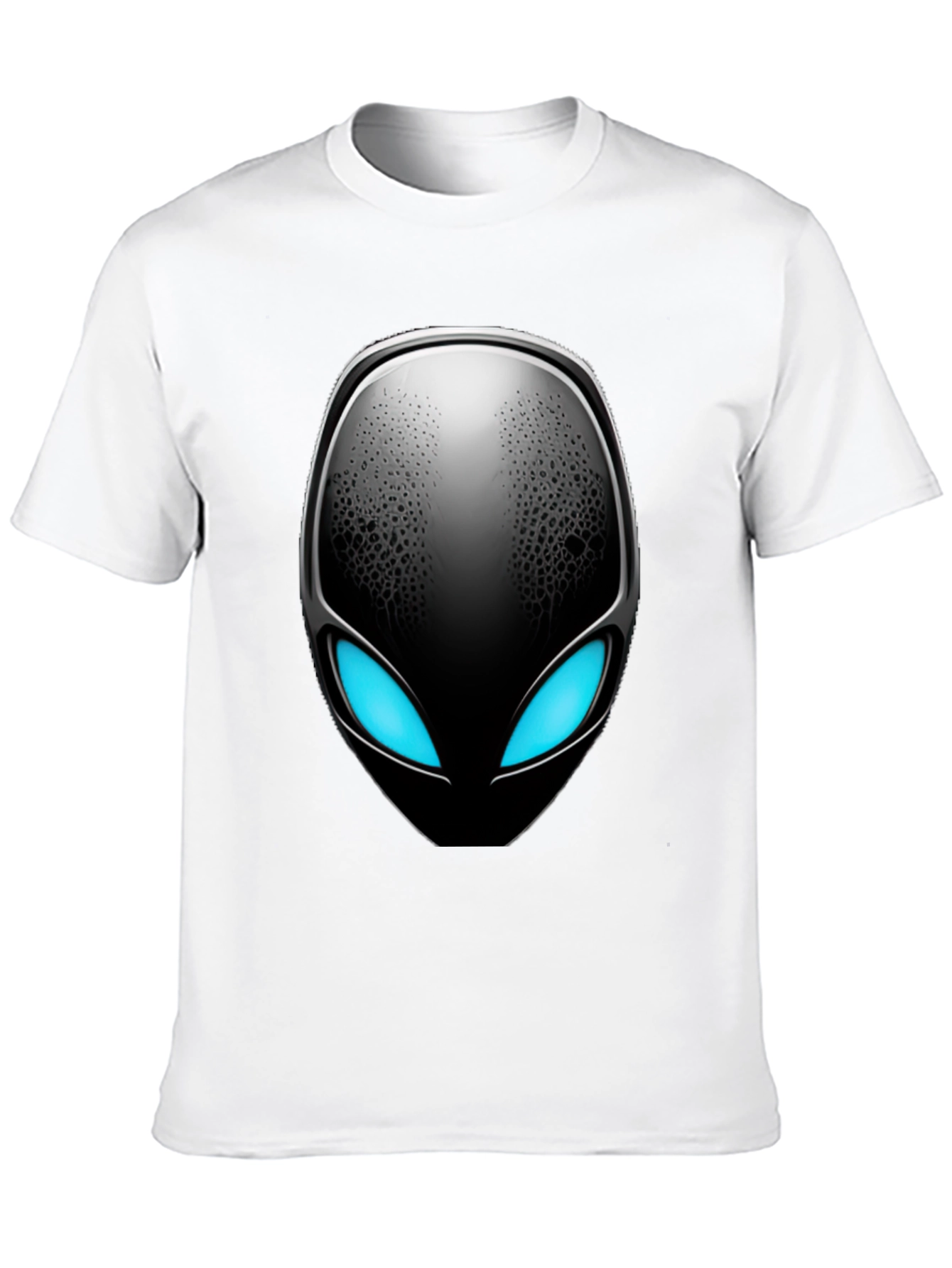 Alien Head Graphic Black T-Shirt