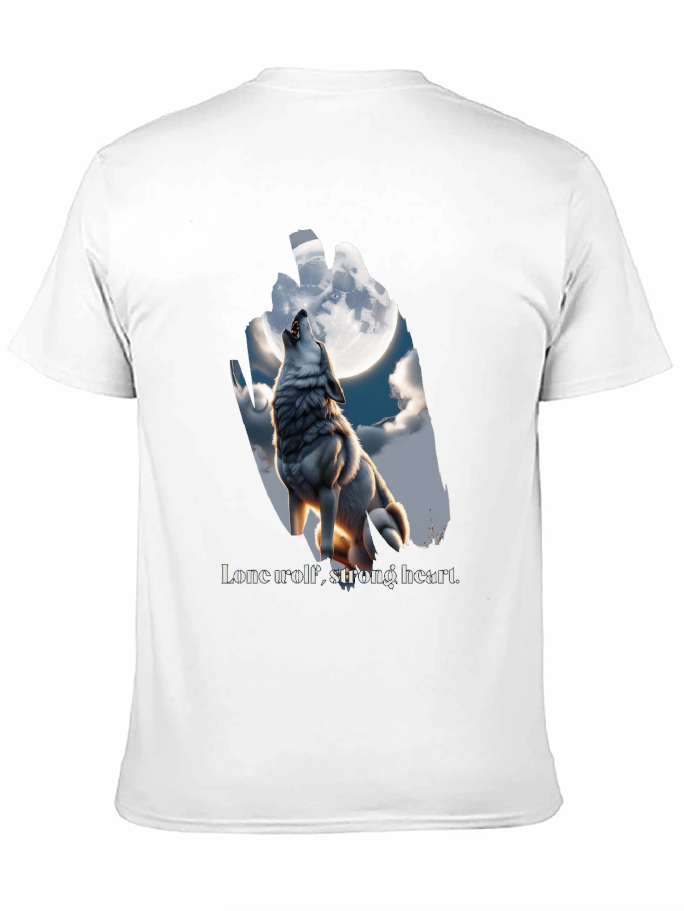Lone Wolf Graphic Tee - Strong Heart Design