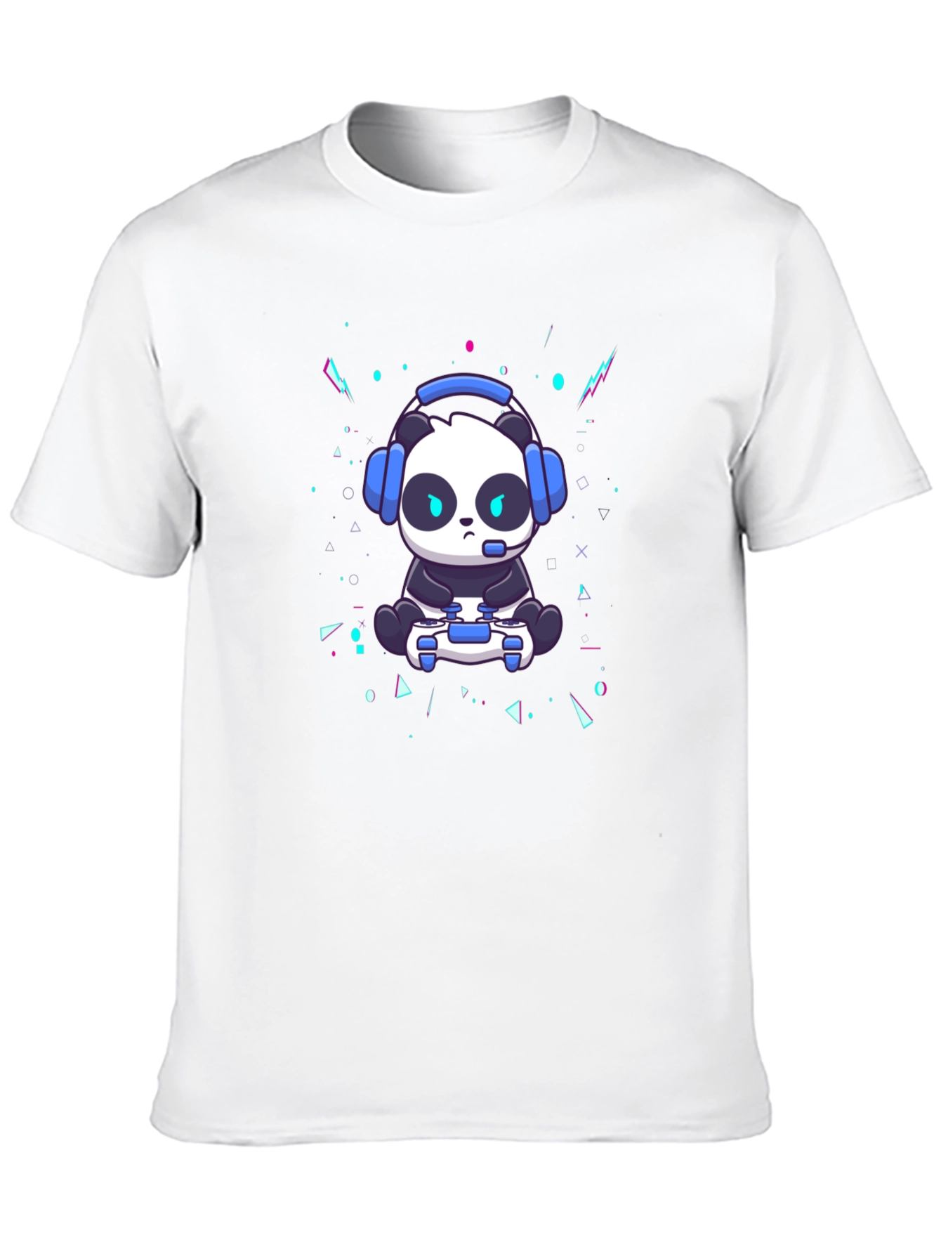 Gamer Panda Black T-Shirt