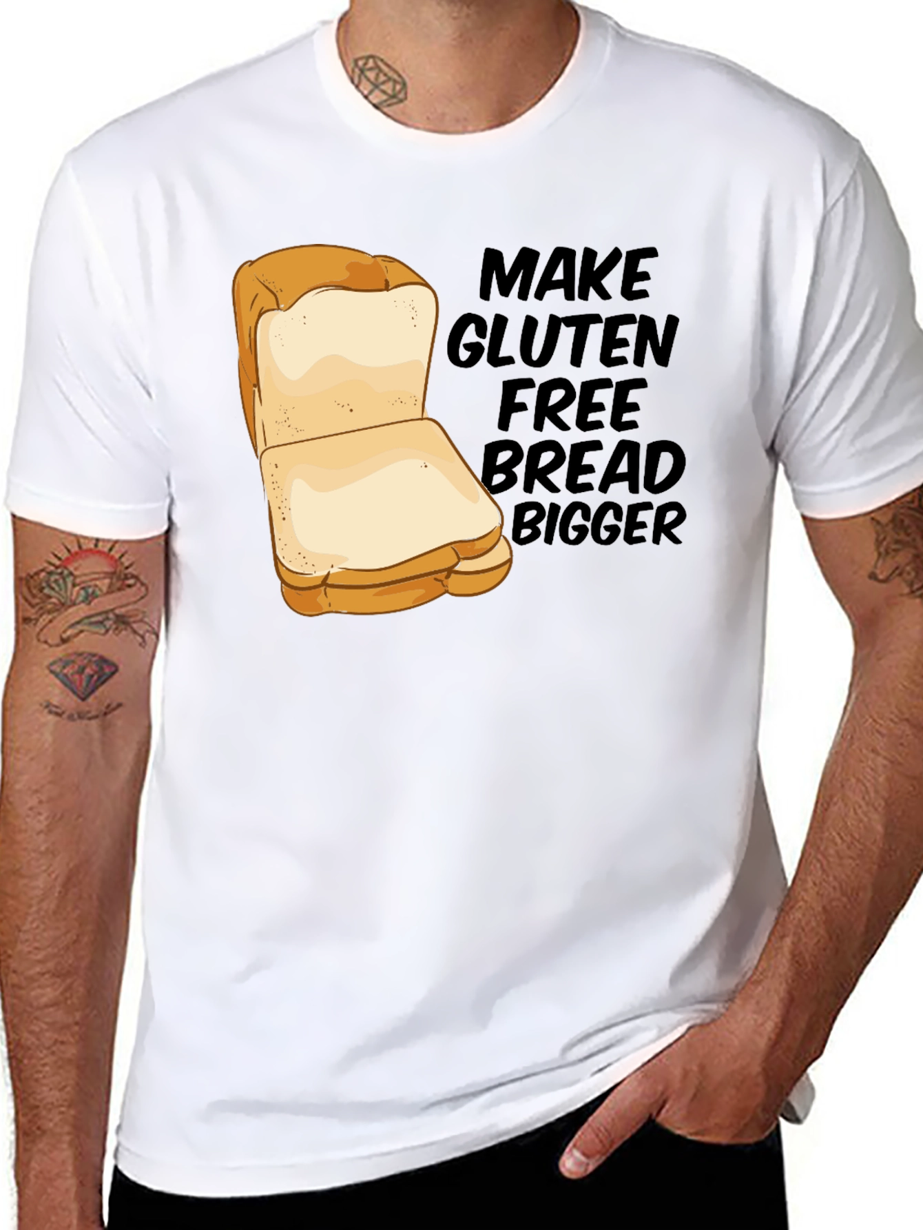 Gluten-Free Bread Humor T-Shirt
