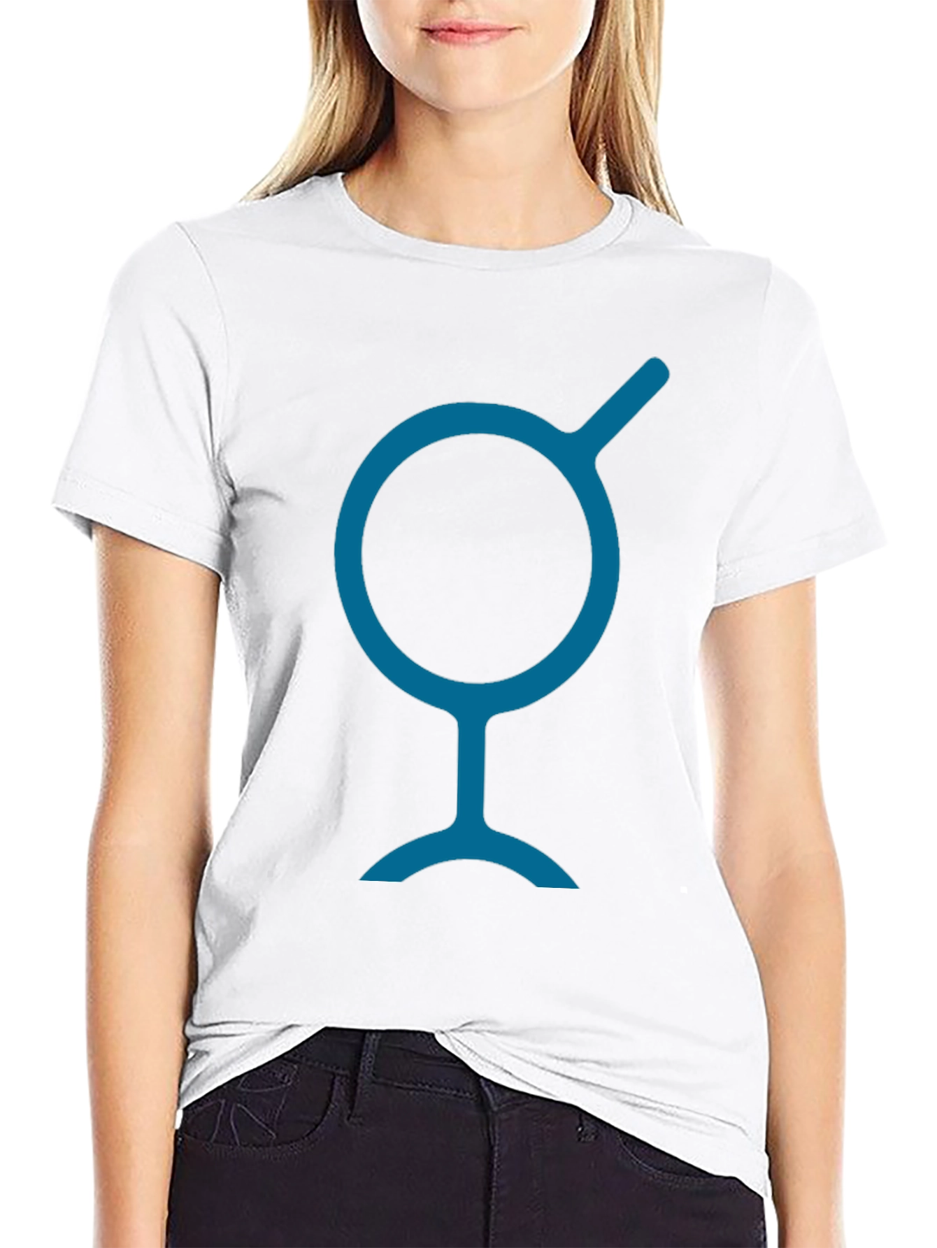 Geometric Symbol T-Shirt - Modern Graphic Tee