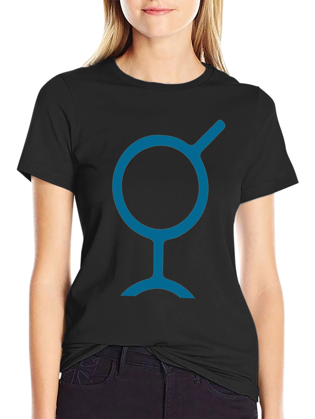 Geometric Symbol T-Shirt - Modern Graphic Tee