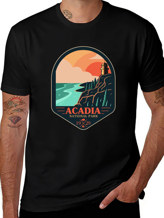 Acadia National Park T-Shirt - Vintage Design