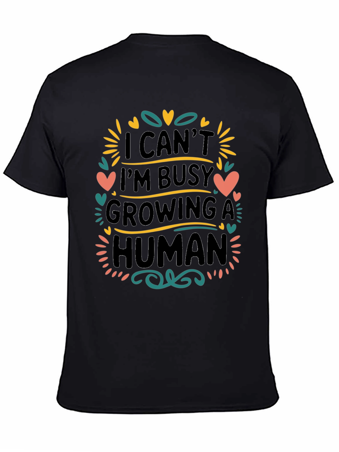 Growing A Human Graphic T-Shirt - New Mom Gift