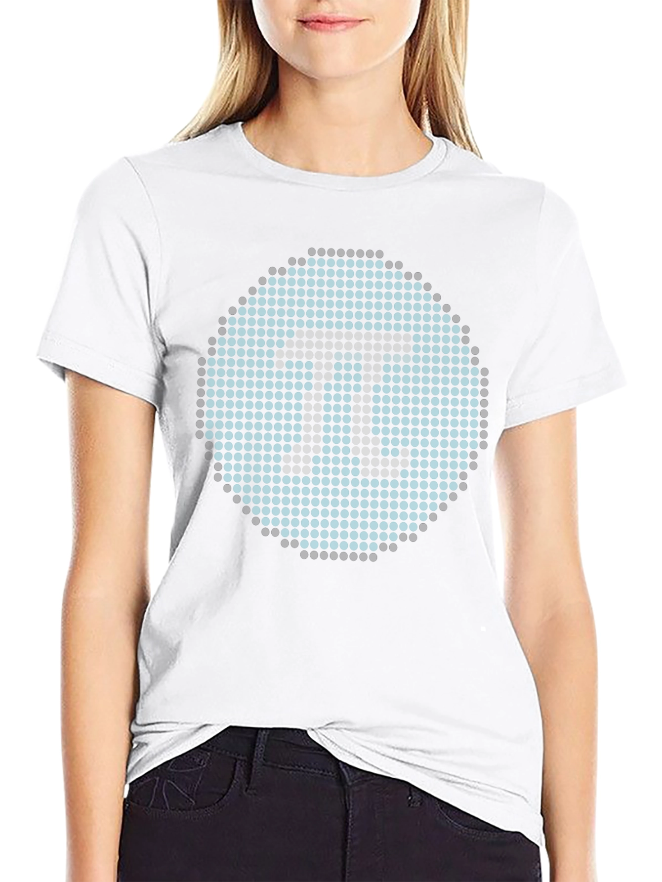 Geometric Pi Symbol Black T-Shirt - Math Geek Apparel
