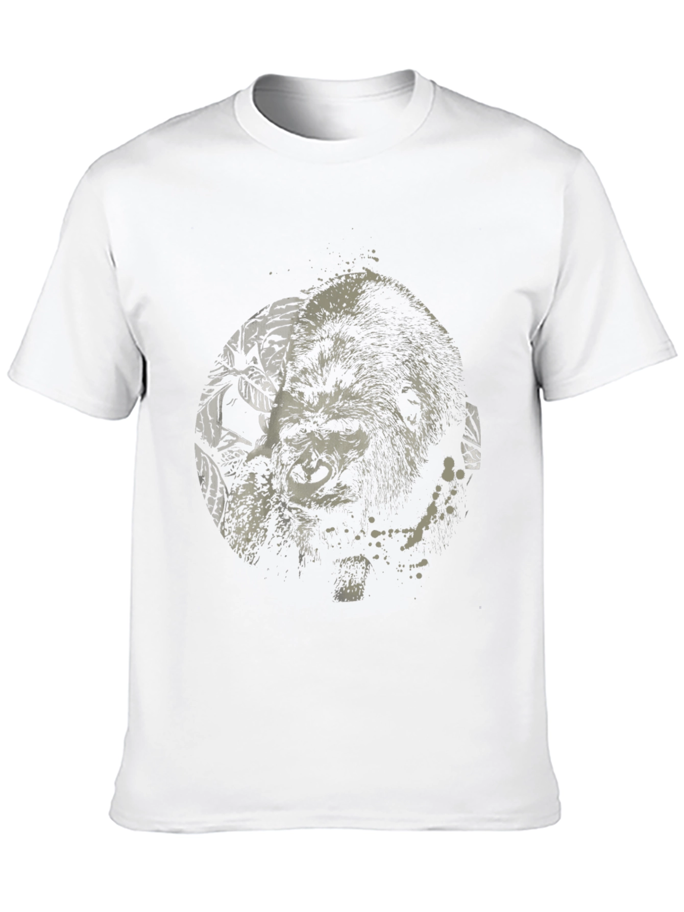 Gorilla Graphic Print Black T-Shirt