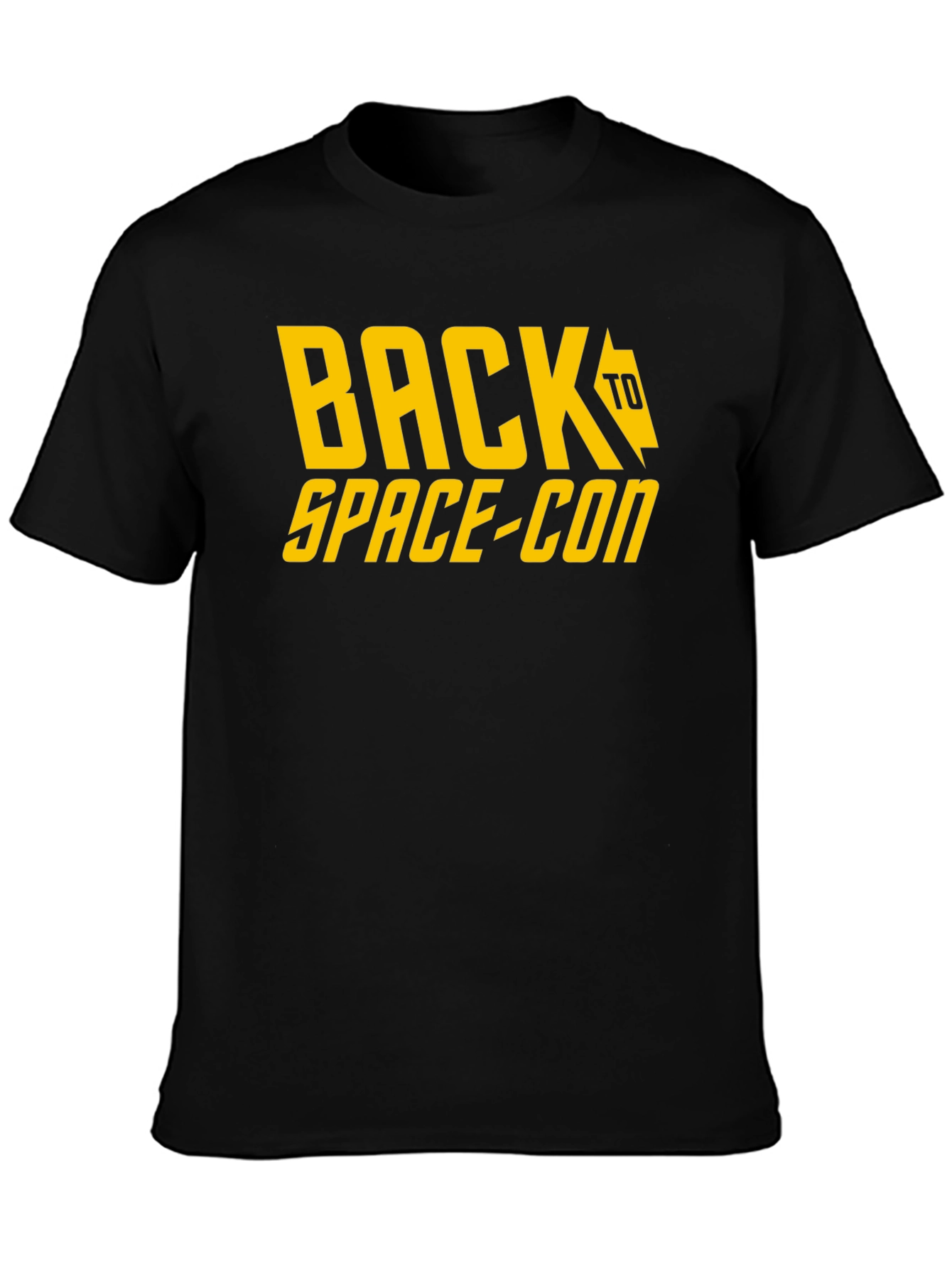 Back to Space-Con Black T-Shirt