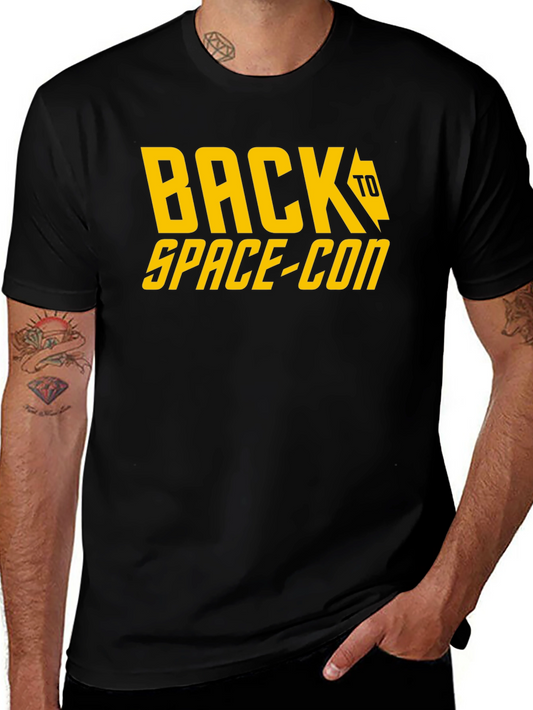 Back to Space-Con Black T-Shirt