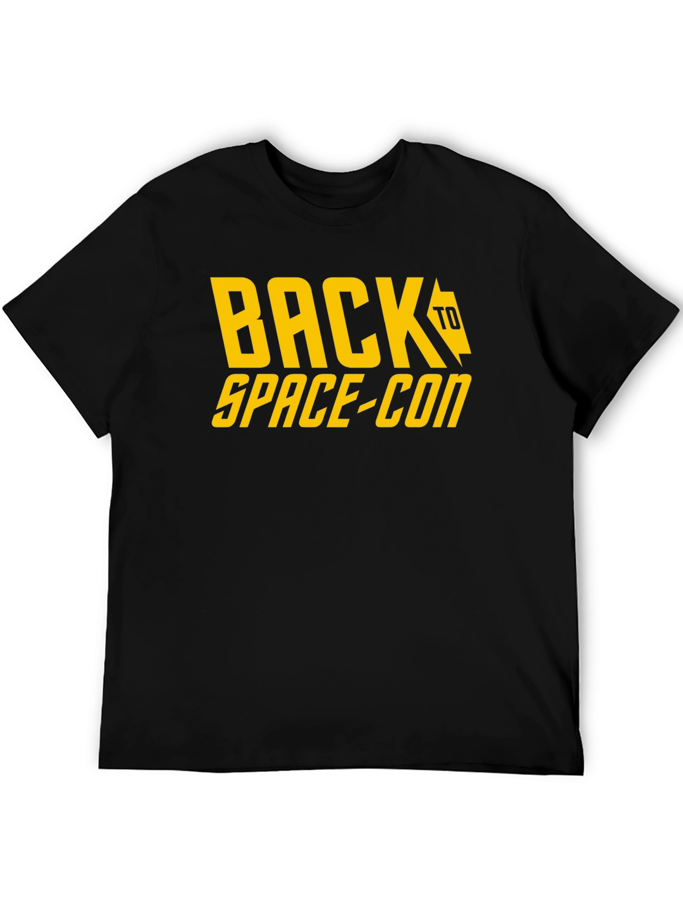 Back to Space-Con Black T-Shirt