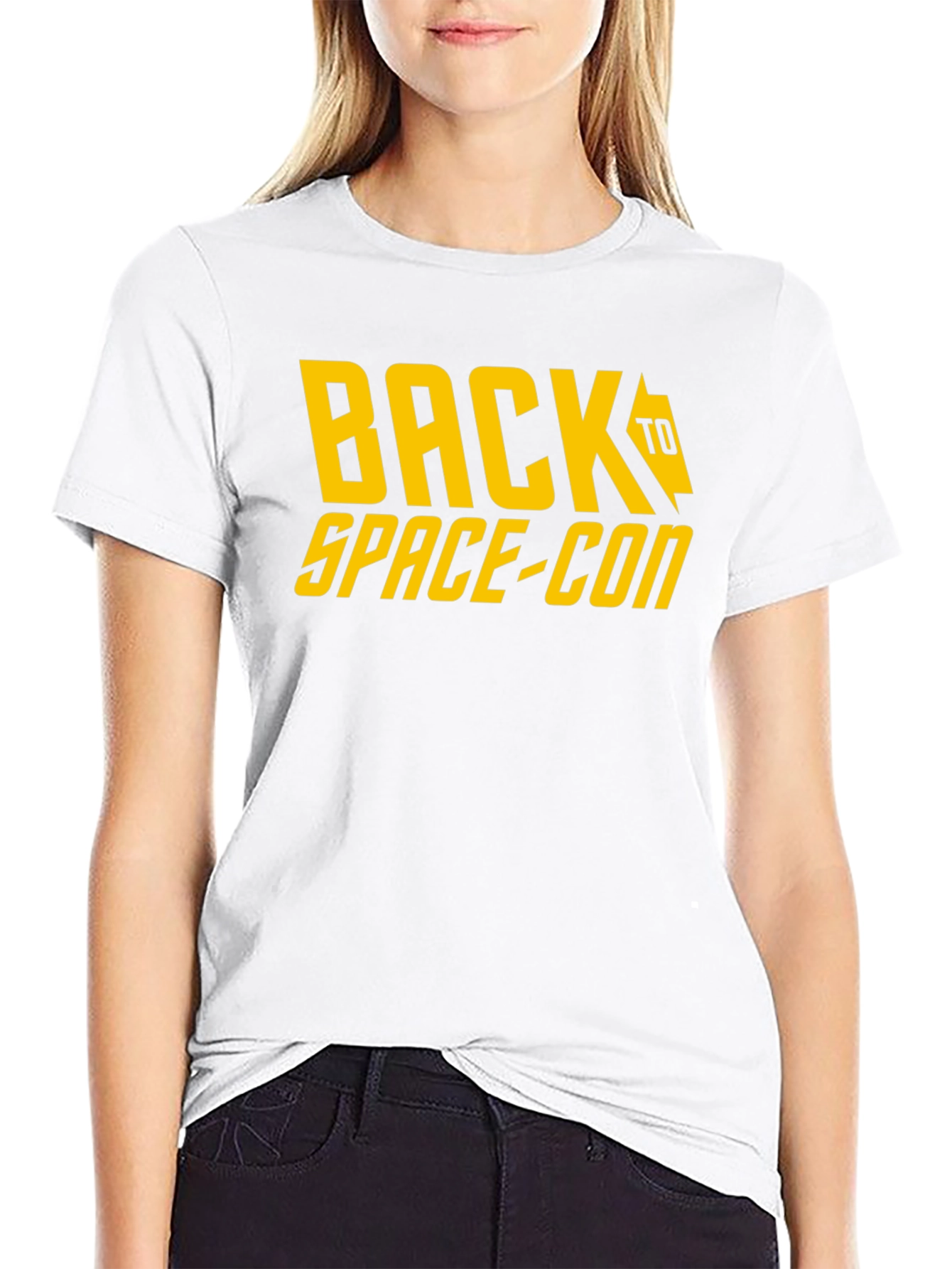 Back to Space-Con Black T-Shirt
