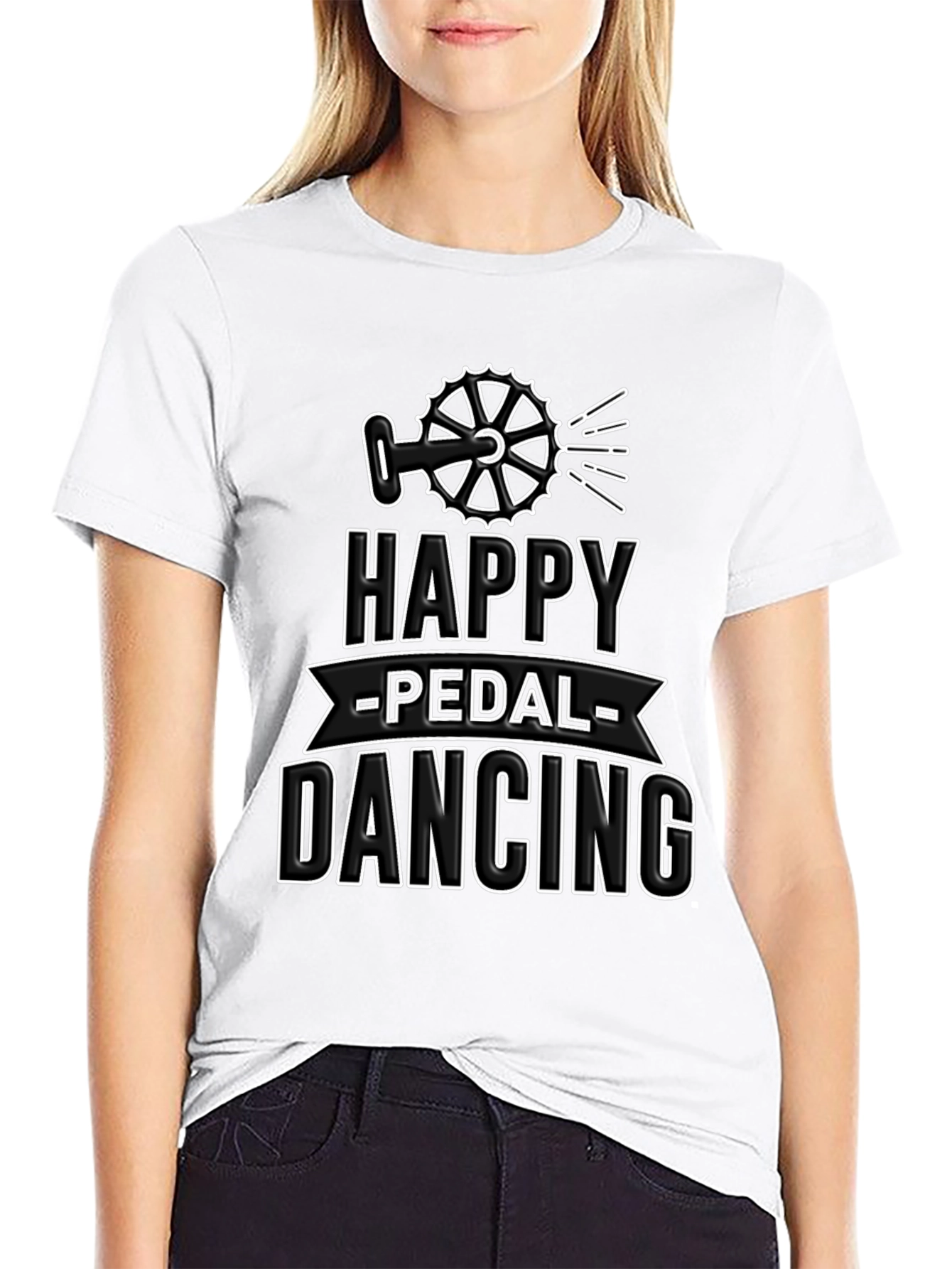 Happy Pedal Dancing T-Shirt - Cycling Design