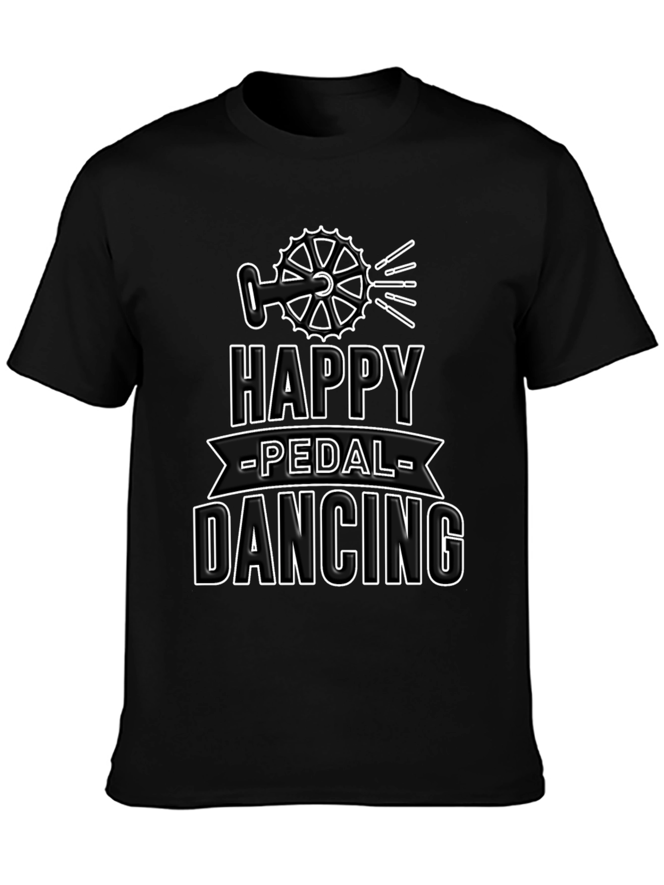 Happy Pedal Dancing T-Shirt - Cycling Design
