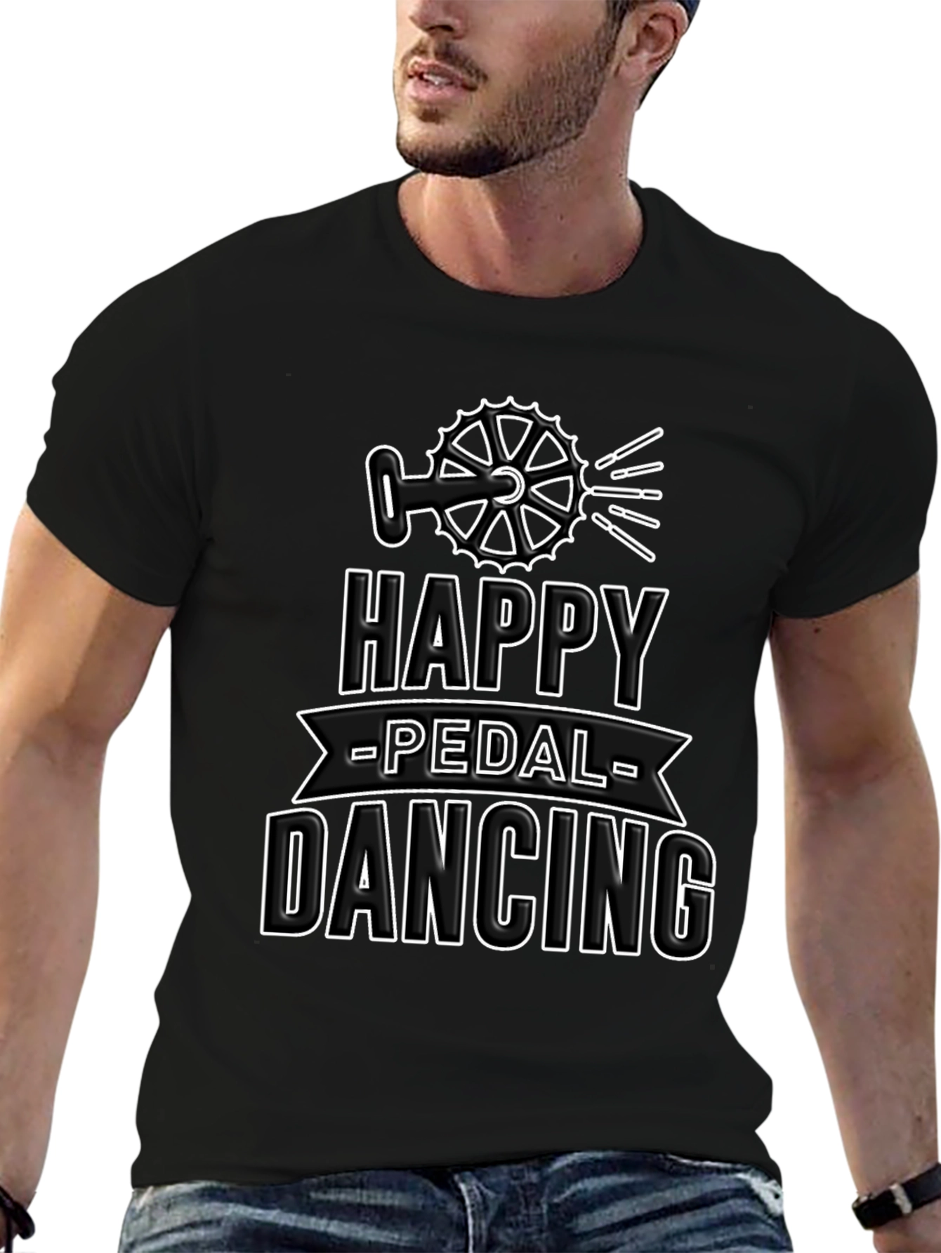 Happy Pedal Dancing T-Shirt - Cycling Design
