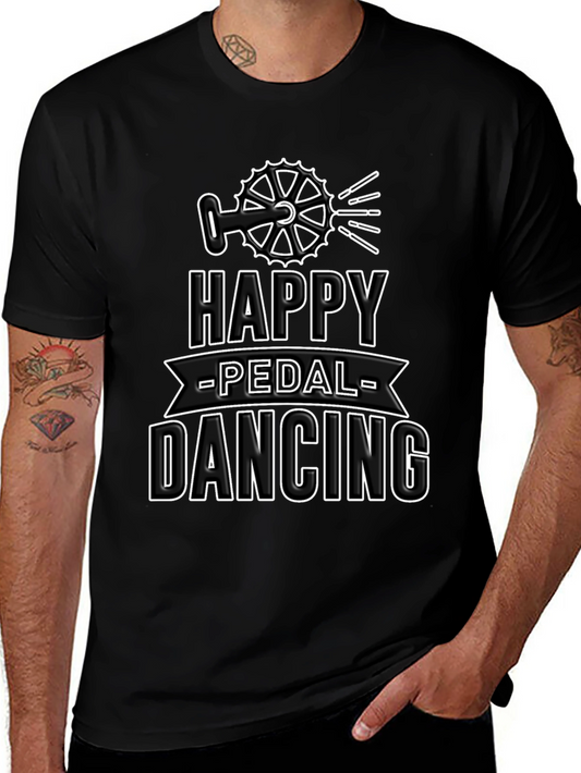Happy Pedal Dancing T-Shirt - Cycling Design
