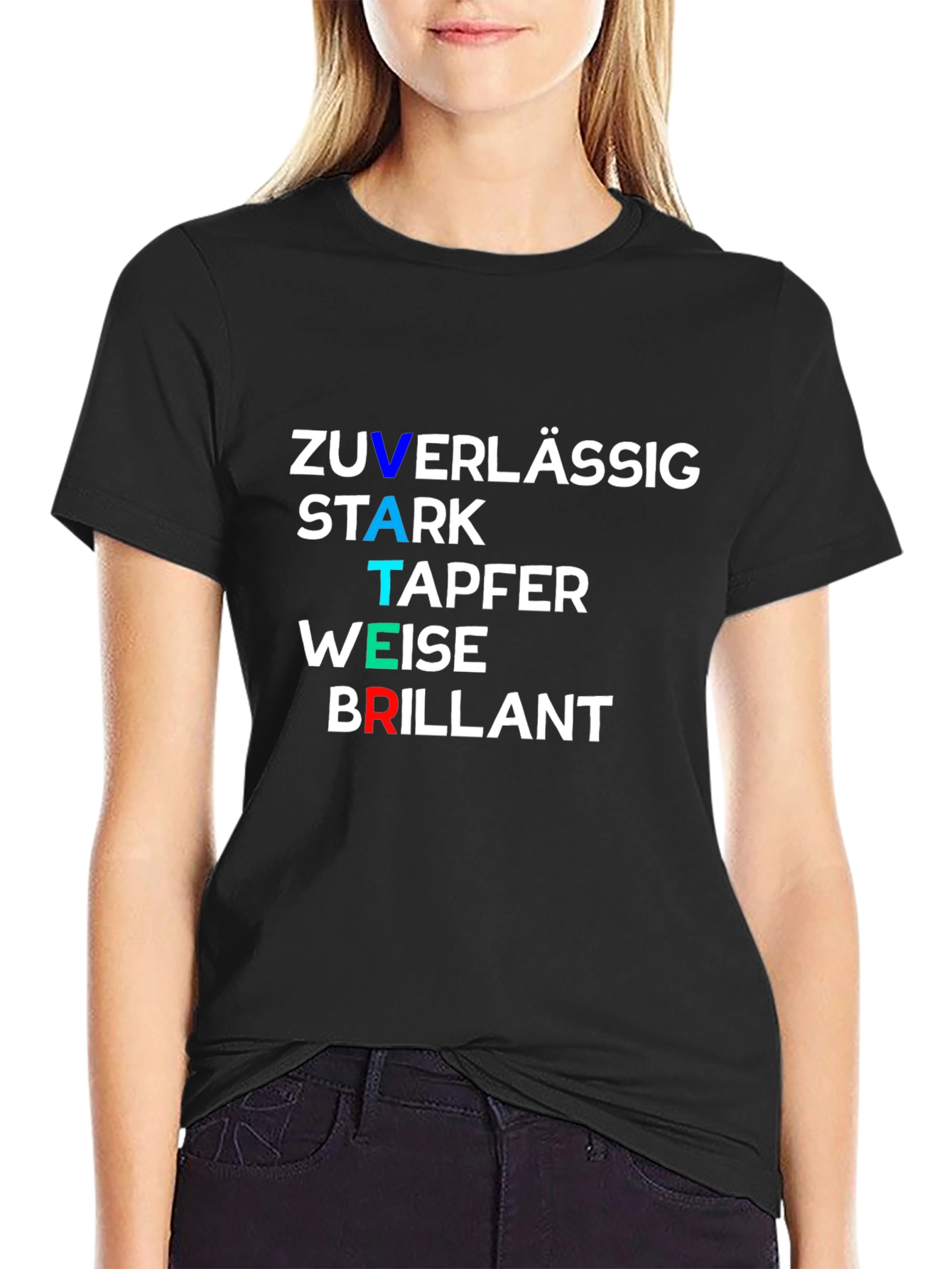 German Fathers Day T-Shirt - Zuverlässig Stark