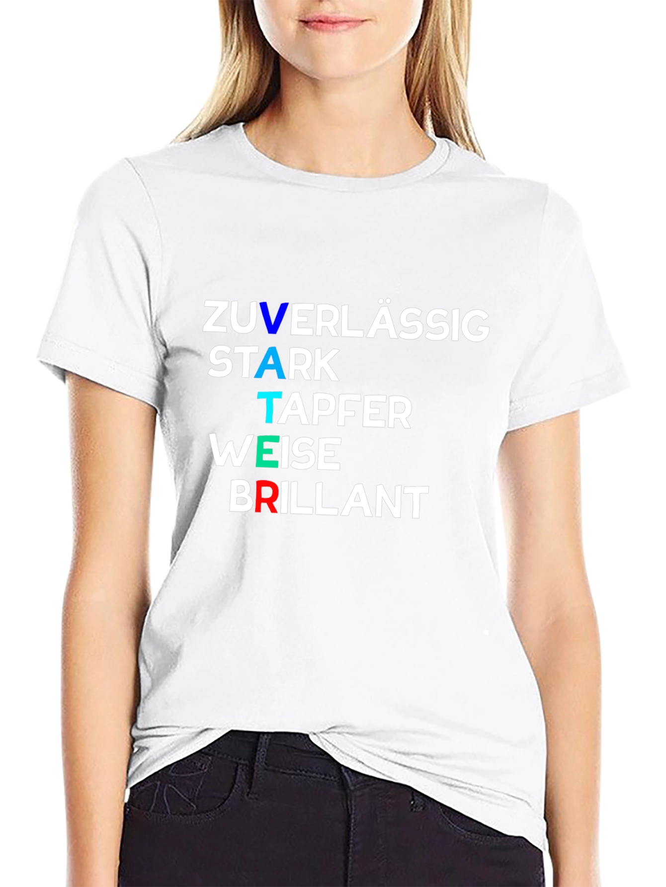 German Fathers Day T-Shirt - Zuverlässig Stark