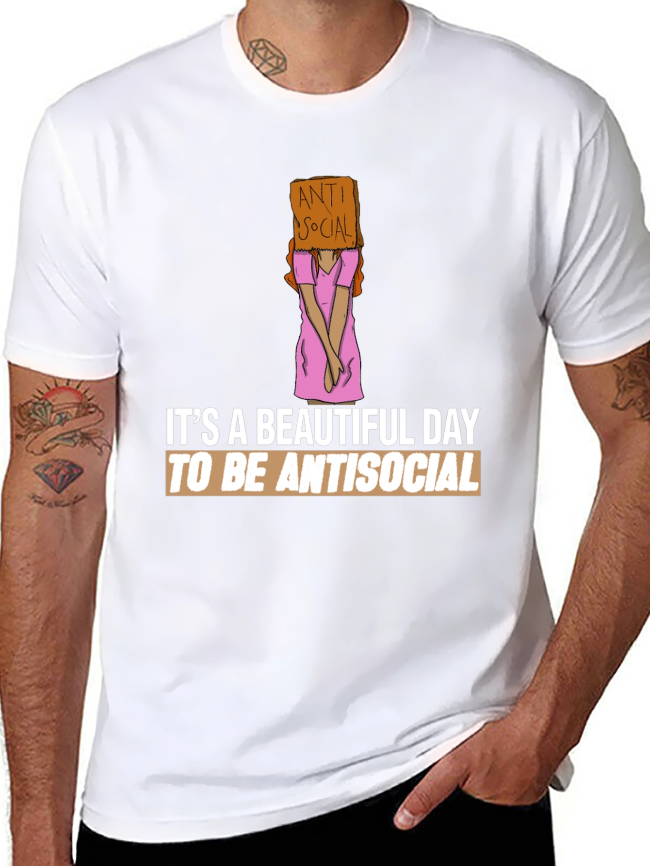 Antisocial Graphic Tee -  Beautiful Day to be Antisocial