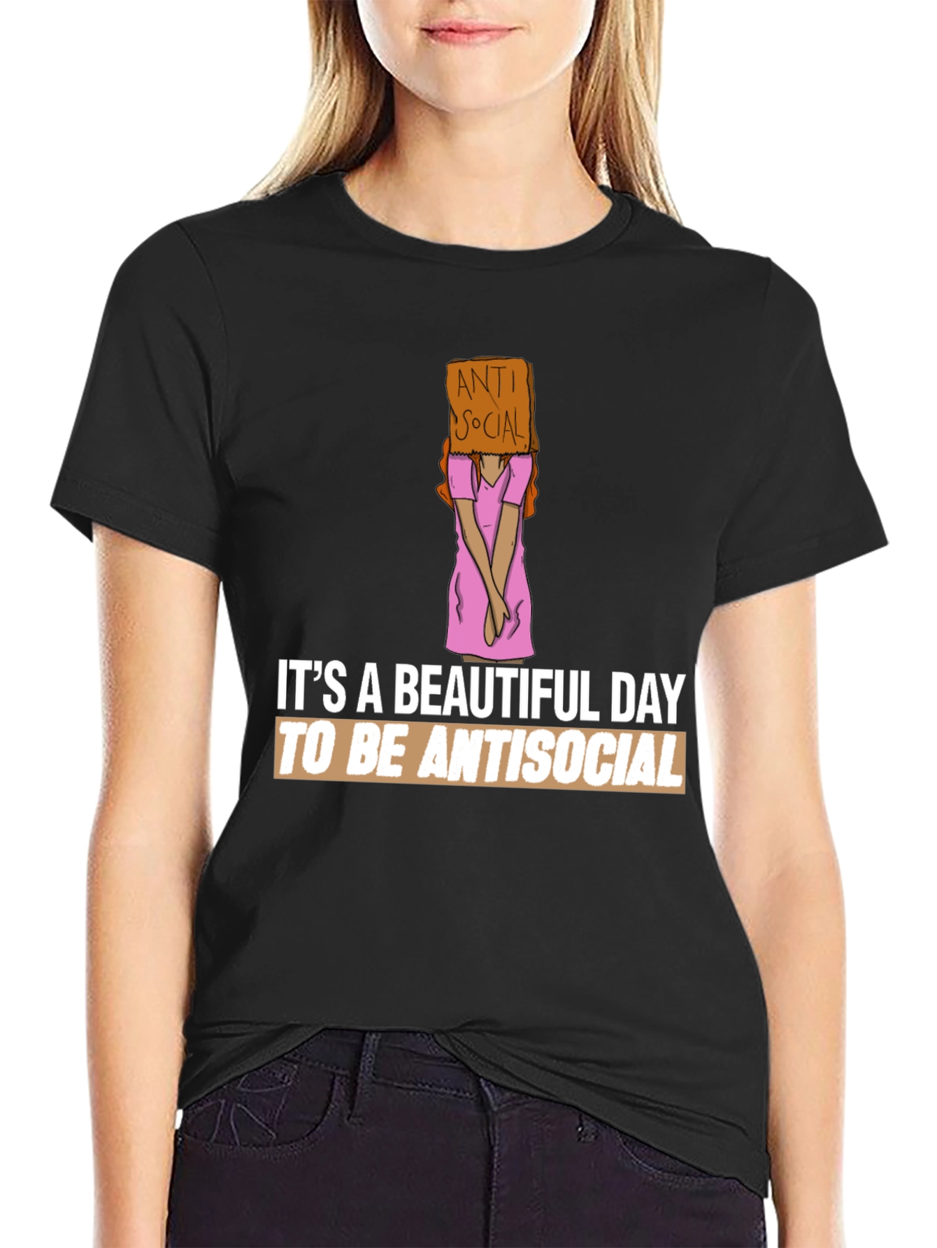 Antisocial Graphic Tee -  Beautiful Day to be Antisocial