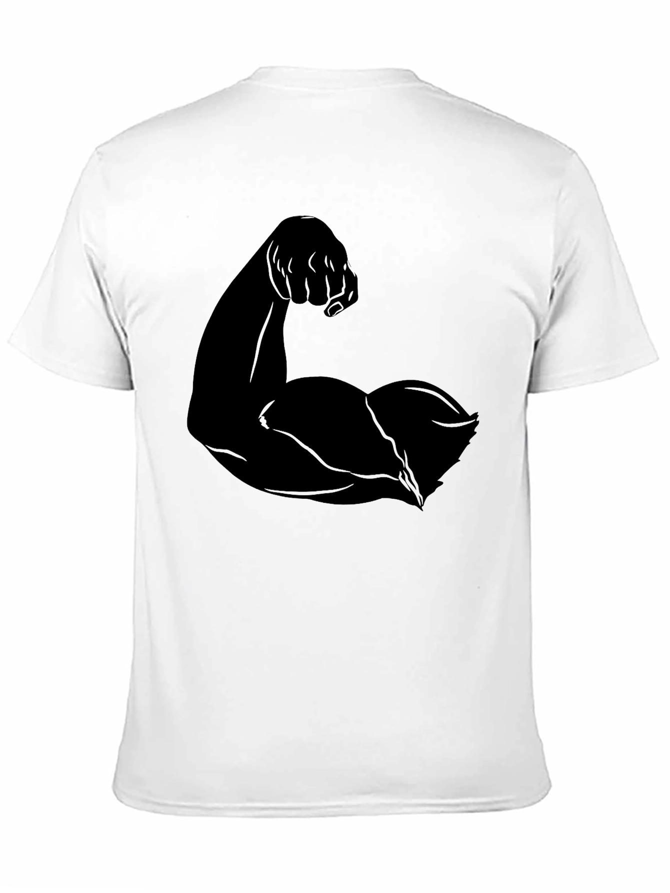 Muscle Arm Graphic Tee - Flex Your Style!
