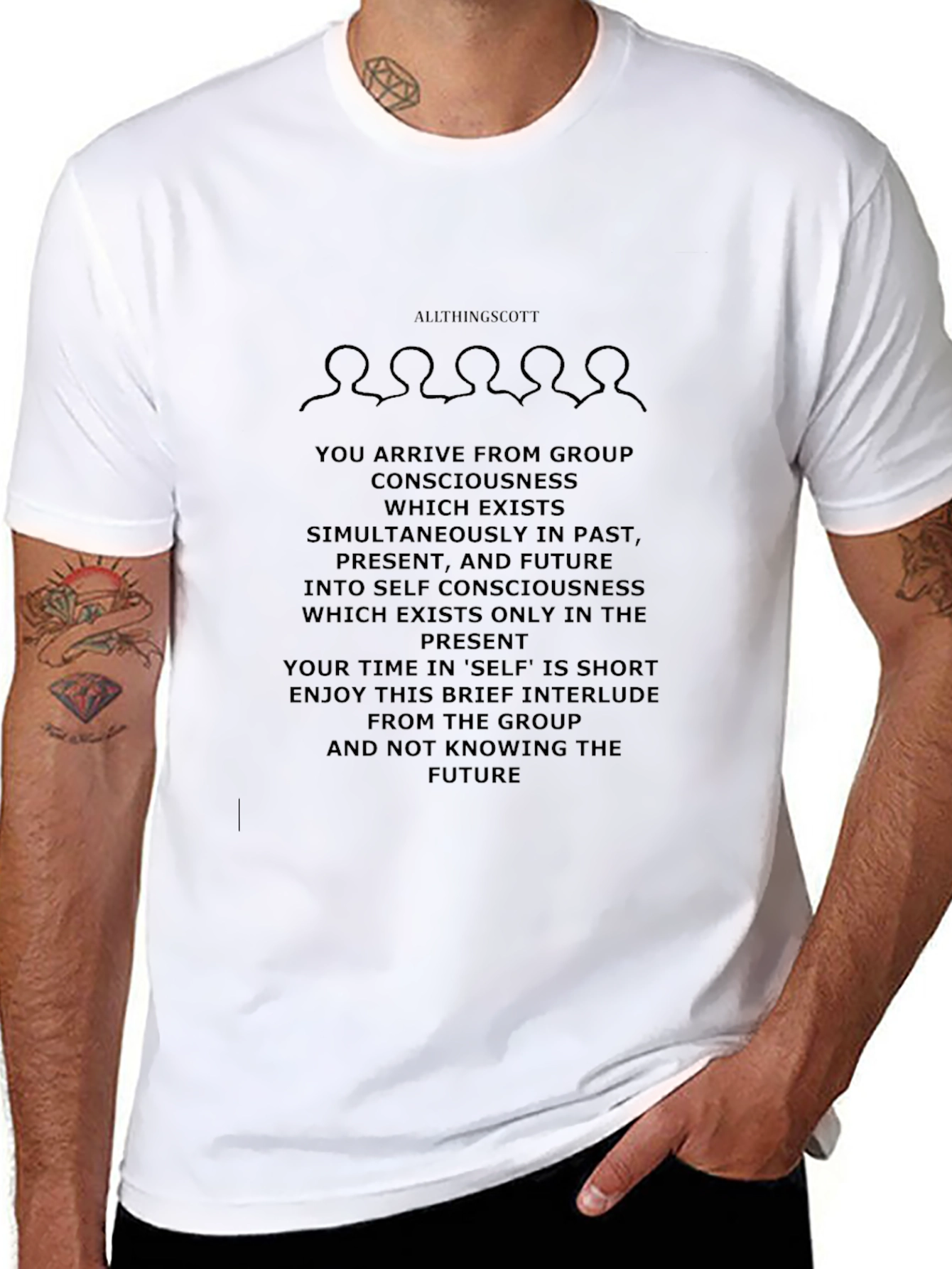 All Things Scott Graphic Tee - Consciousness Design