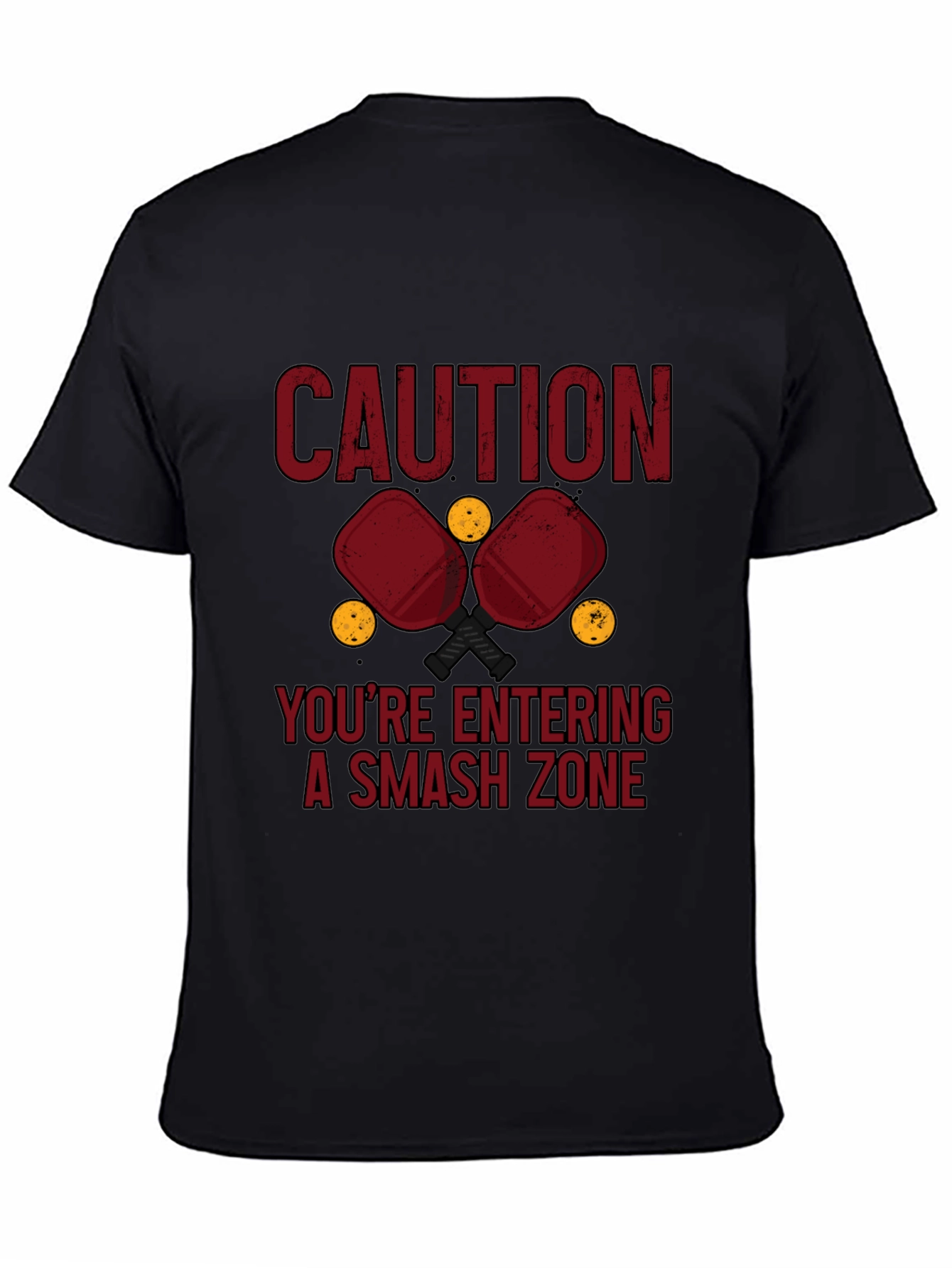 Caution Smash Zone Pickleball T-Shirt