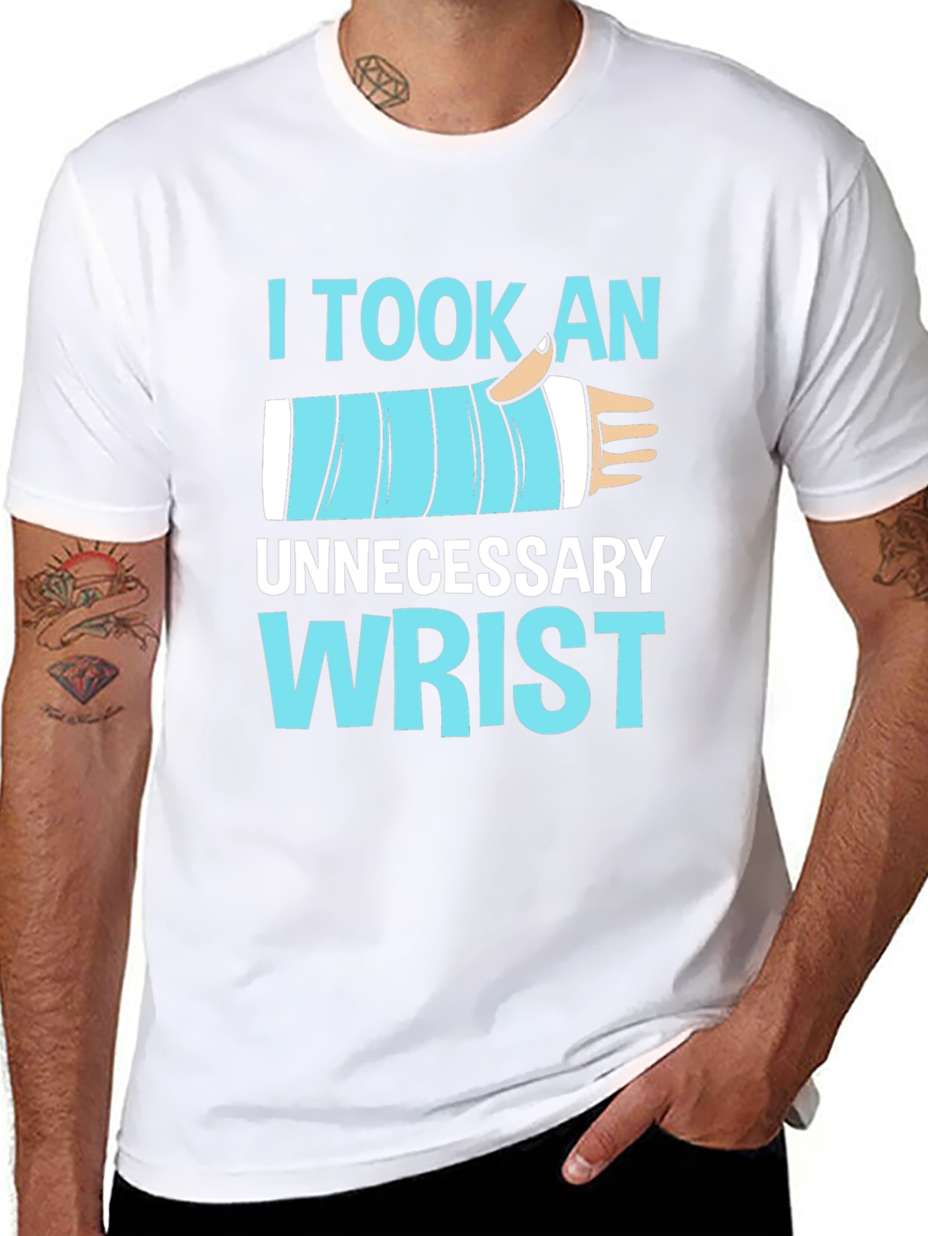 Funny Broken Wrist Graphic Tee
