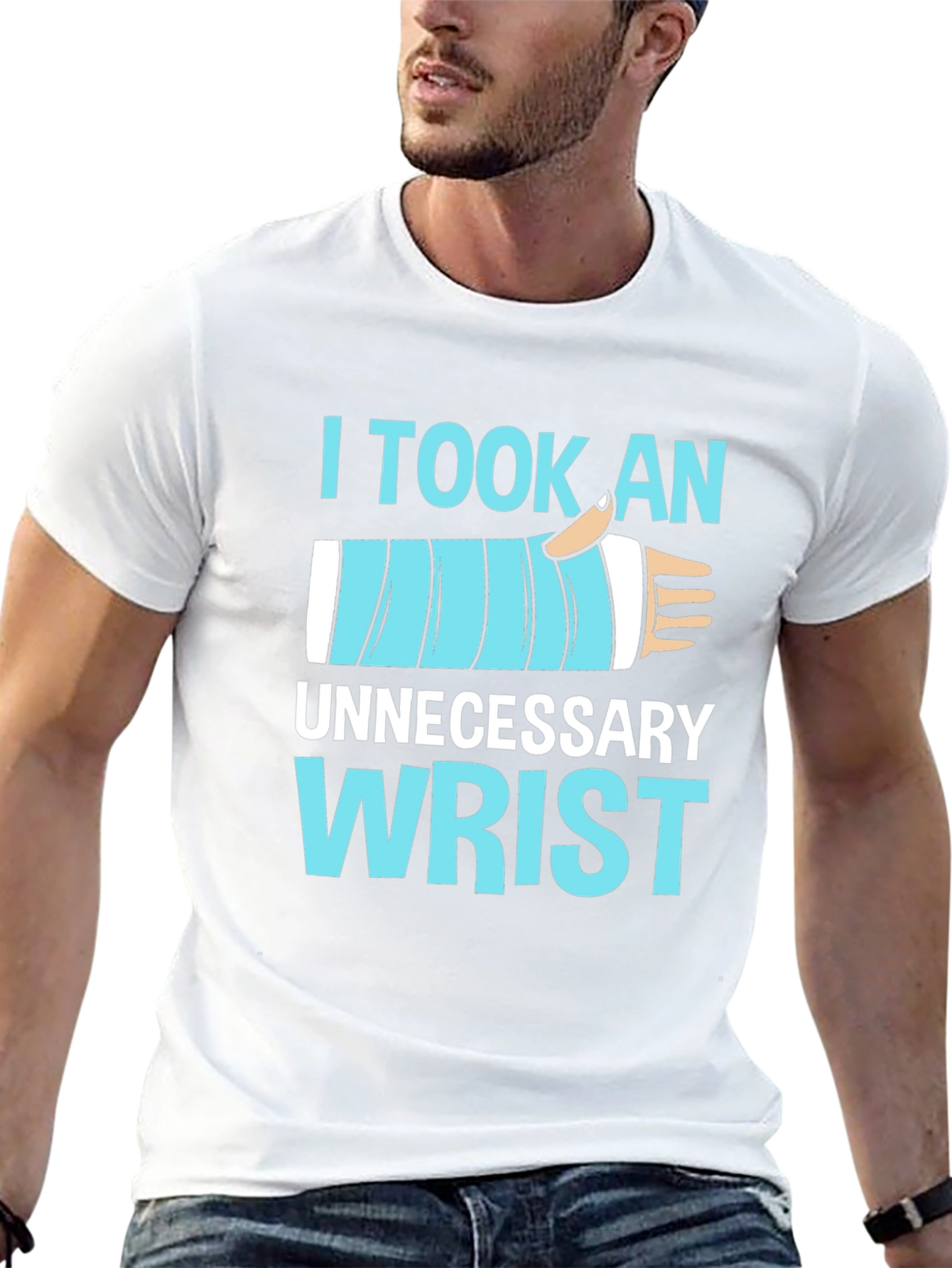 Funny Broken Wrist Graphic Tee