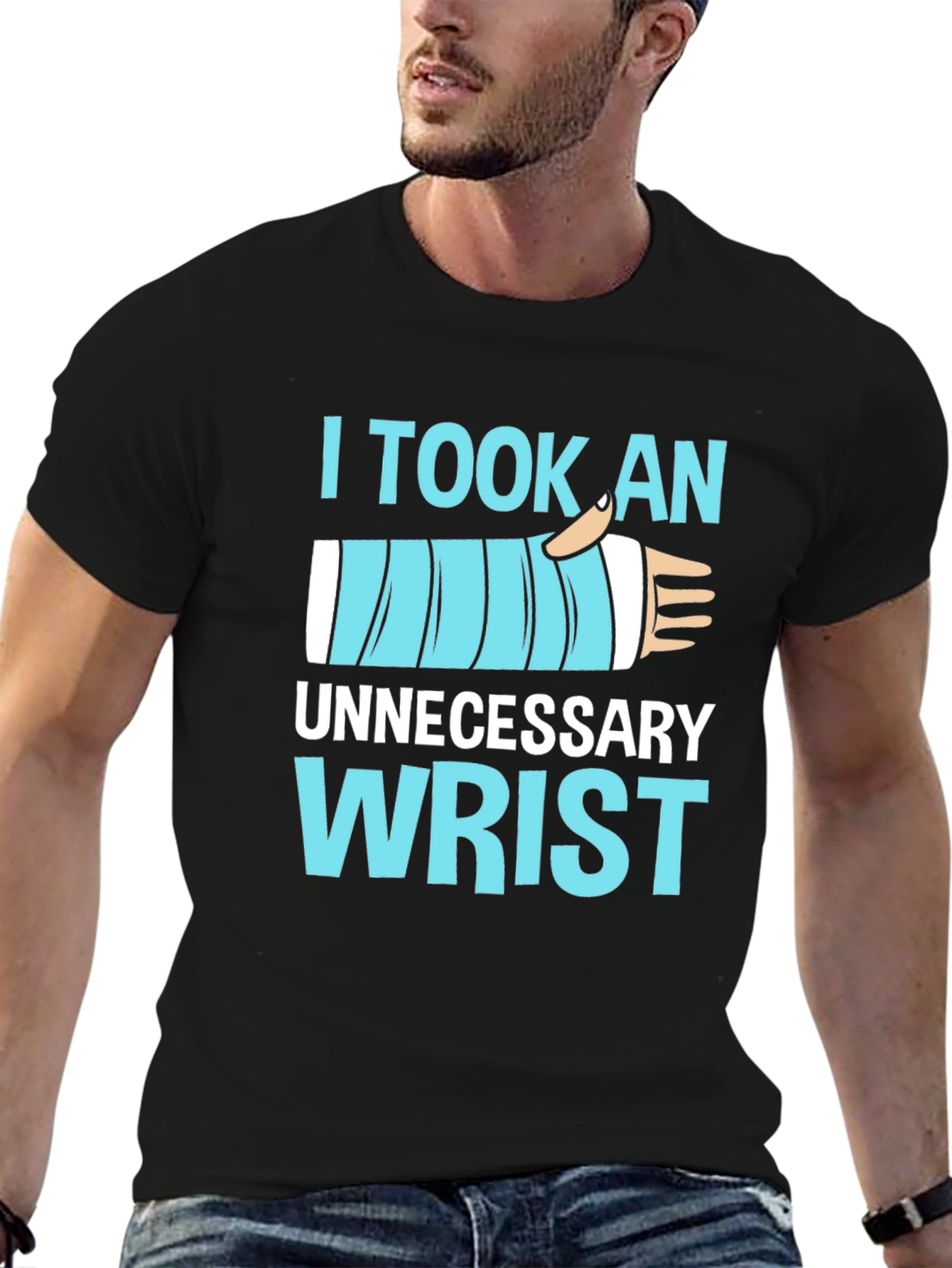 Funny Broken Wrist Graphic Tee