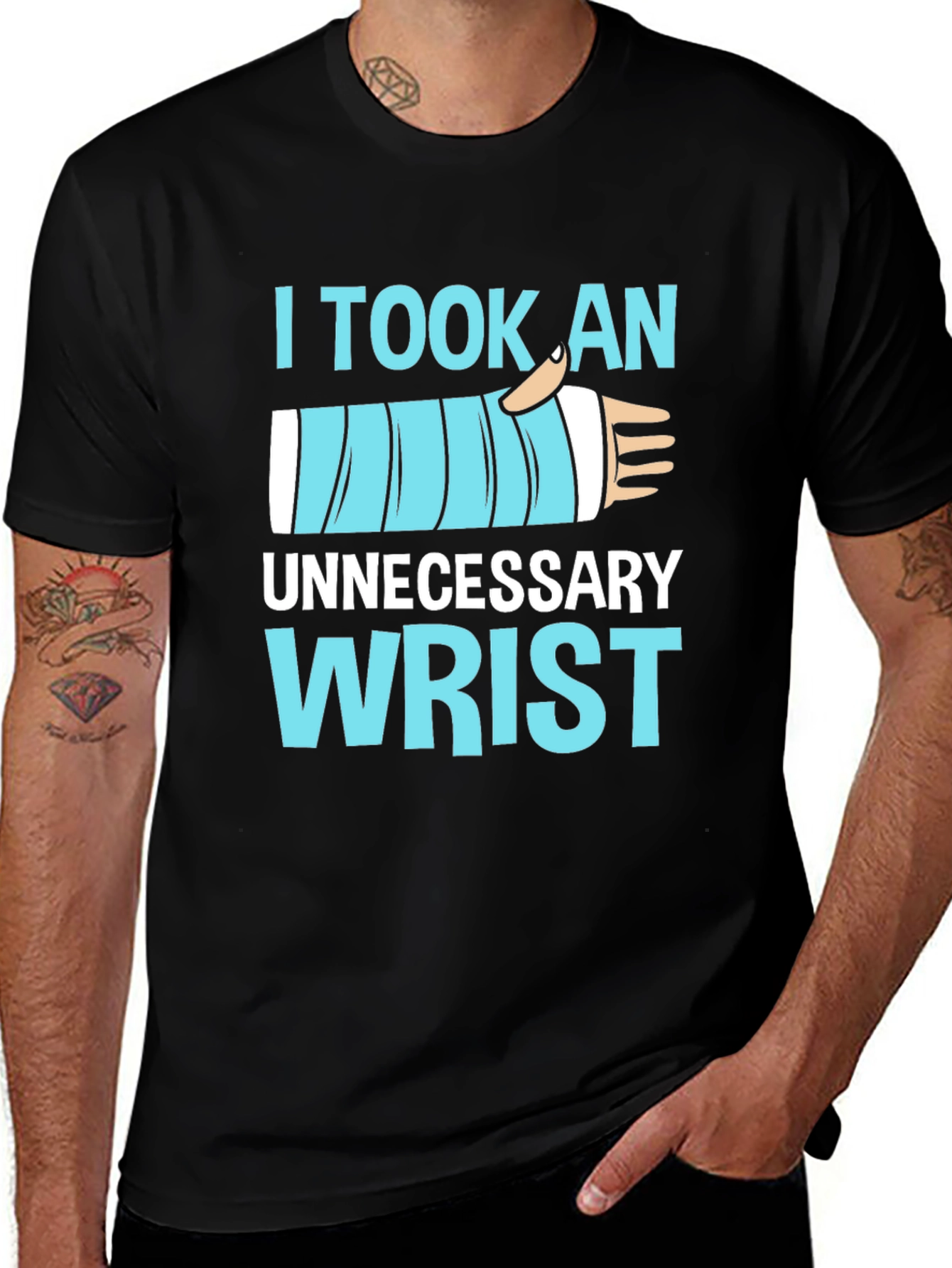 Funny Broken Wrist Graphic Tee