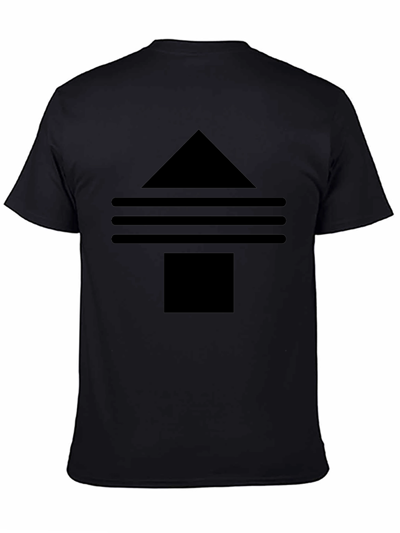 Geometric Arrow Graphic Tee - Modern Casual Style
