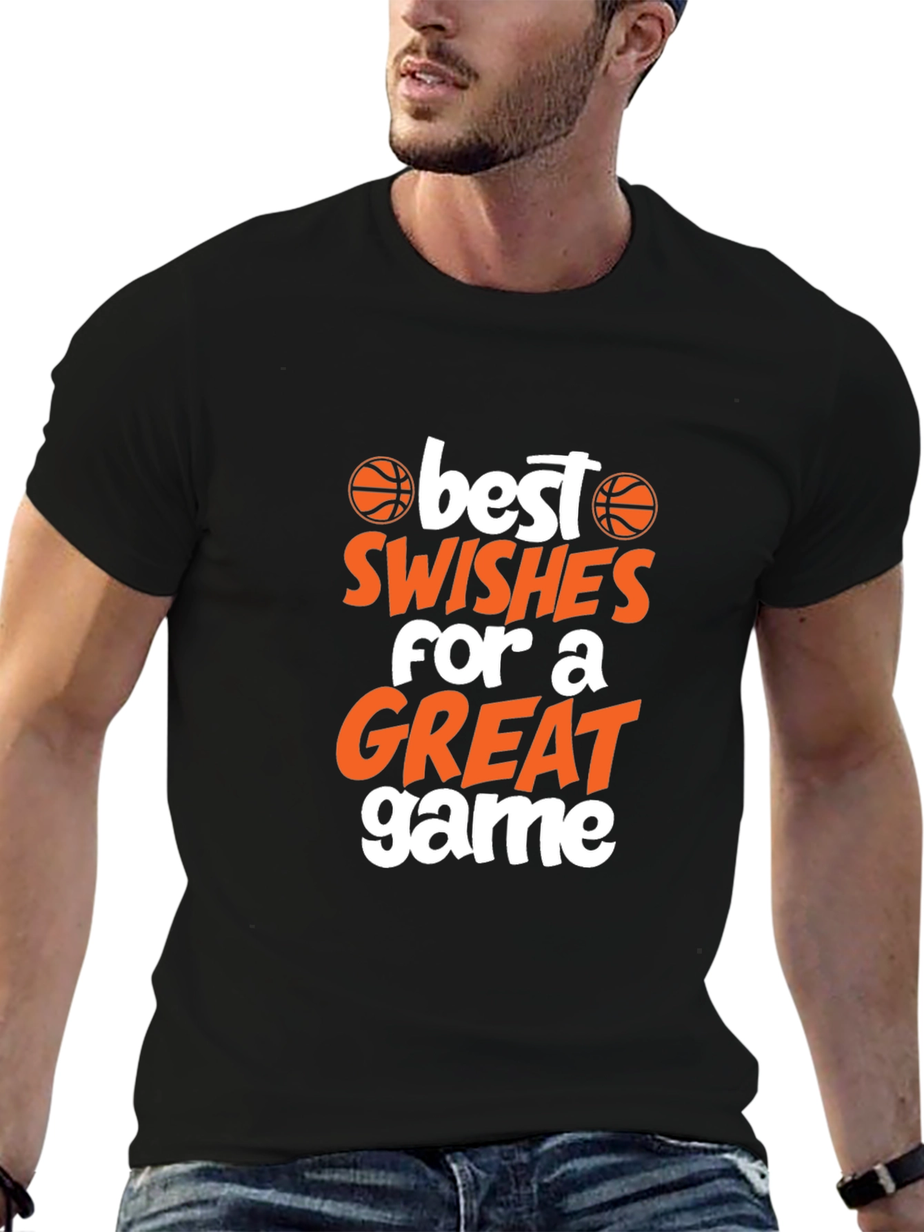 Basketball Best Swishes Graphic Tee