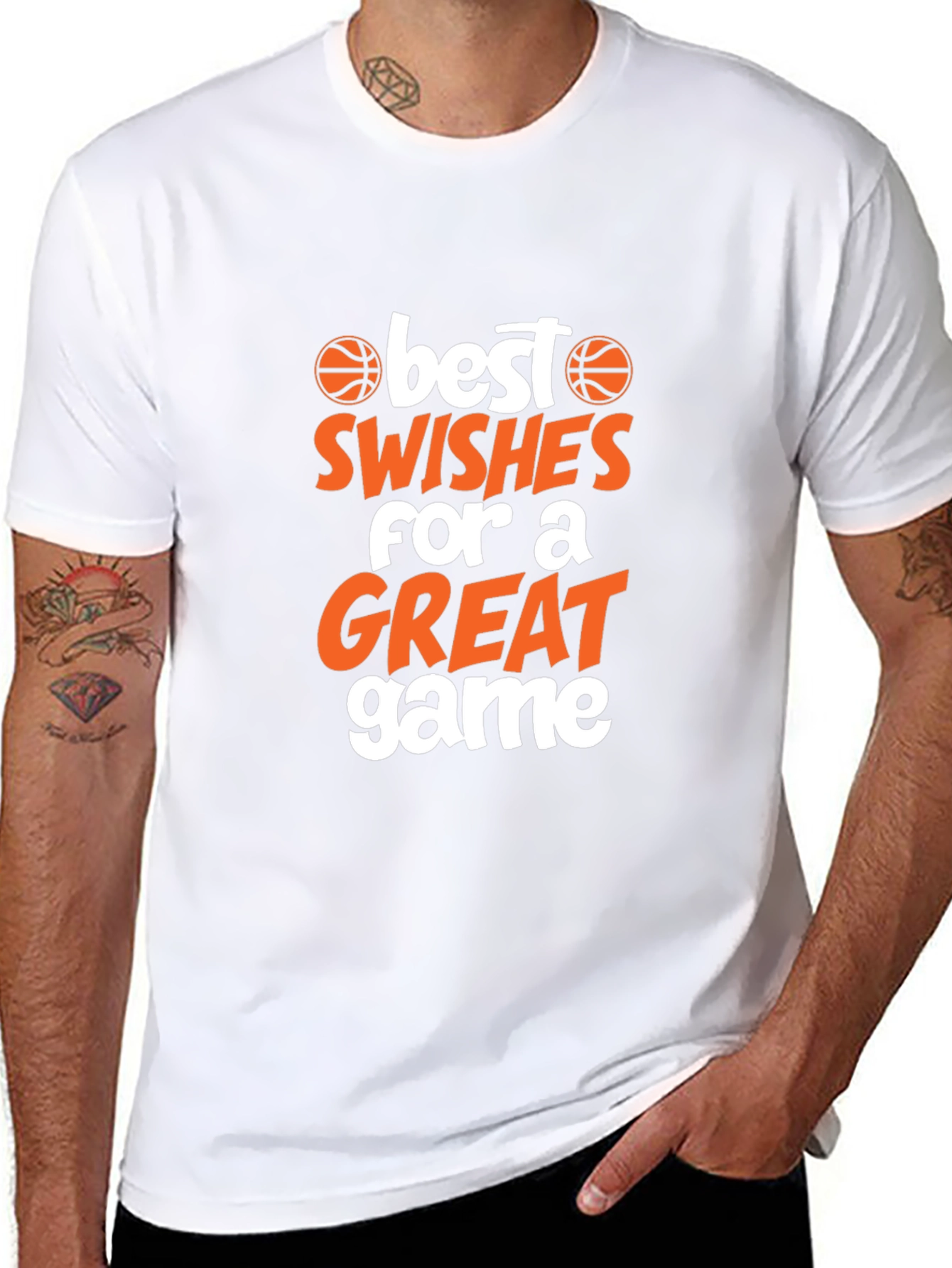 Basketball Best Swishes Graphic Tee
