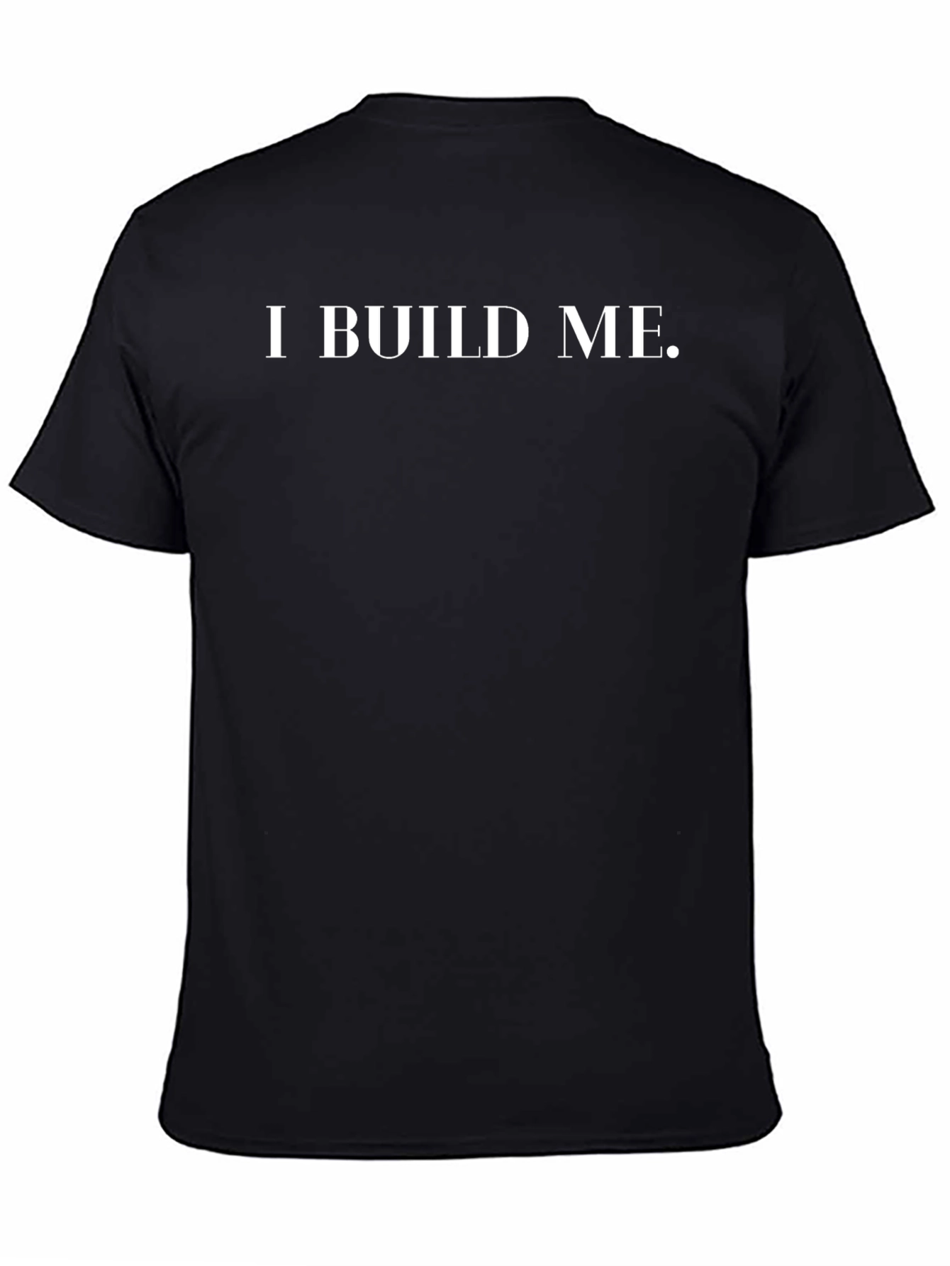 I Build Me Black Graphic Tee