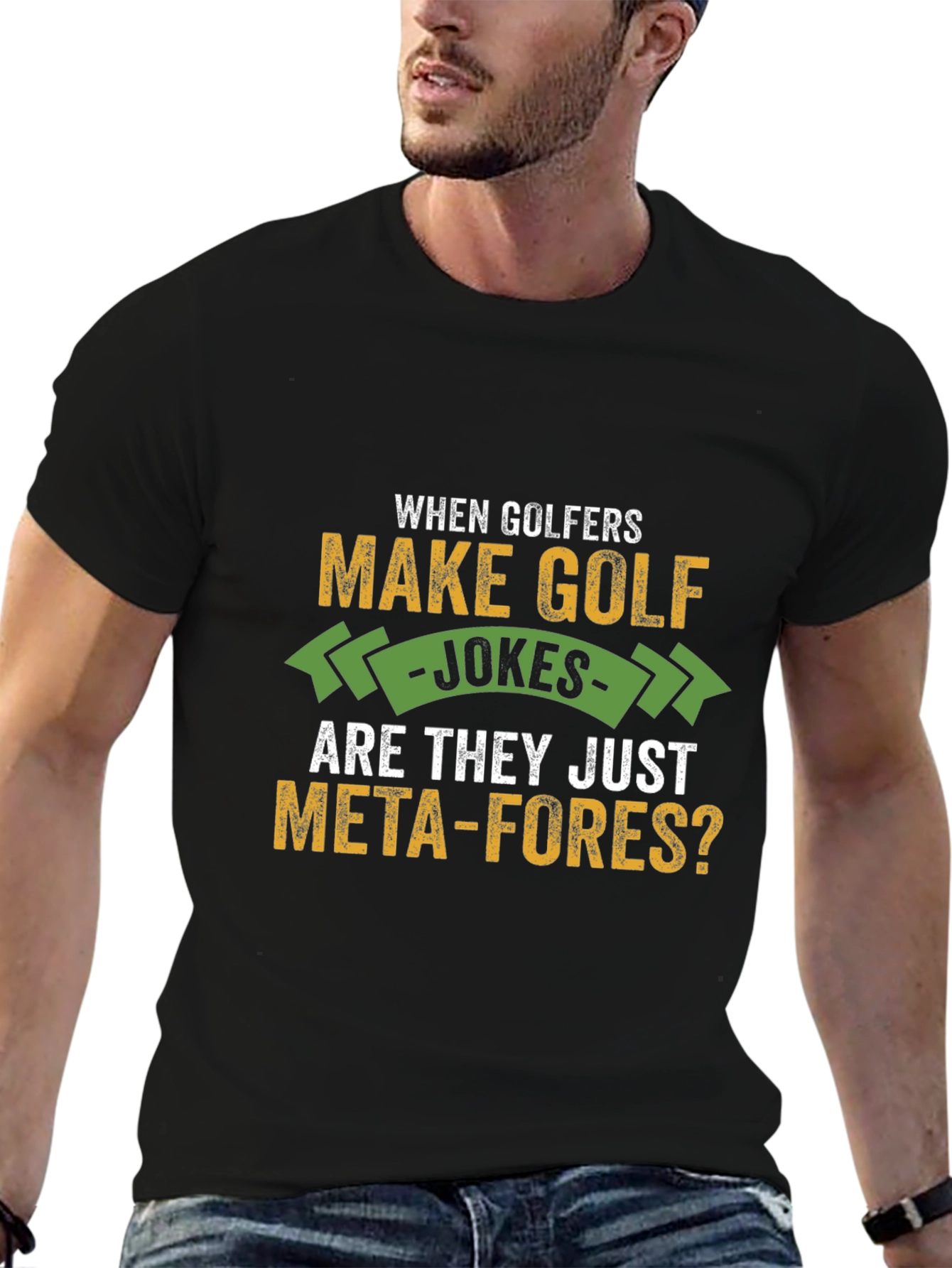 Golf Jokes T-Shirt - Meta-fores Tee