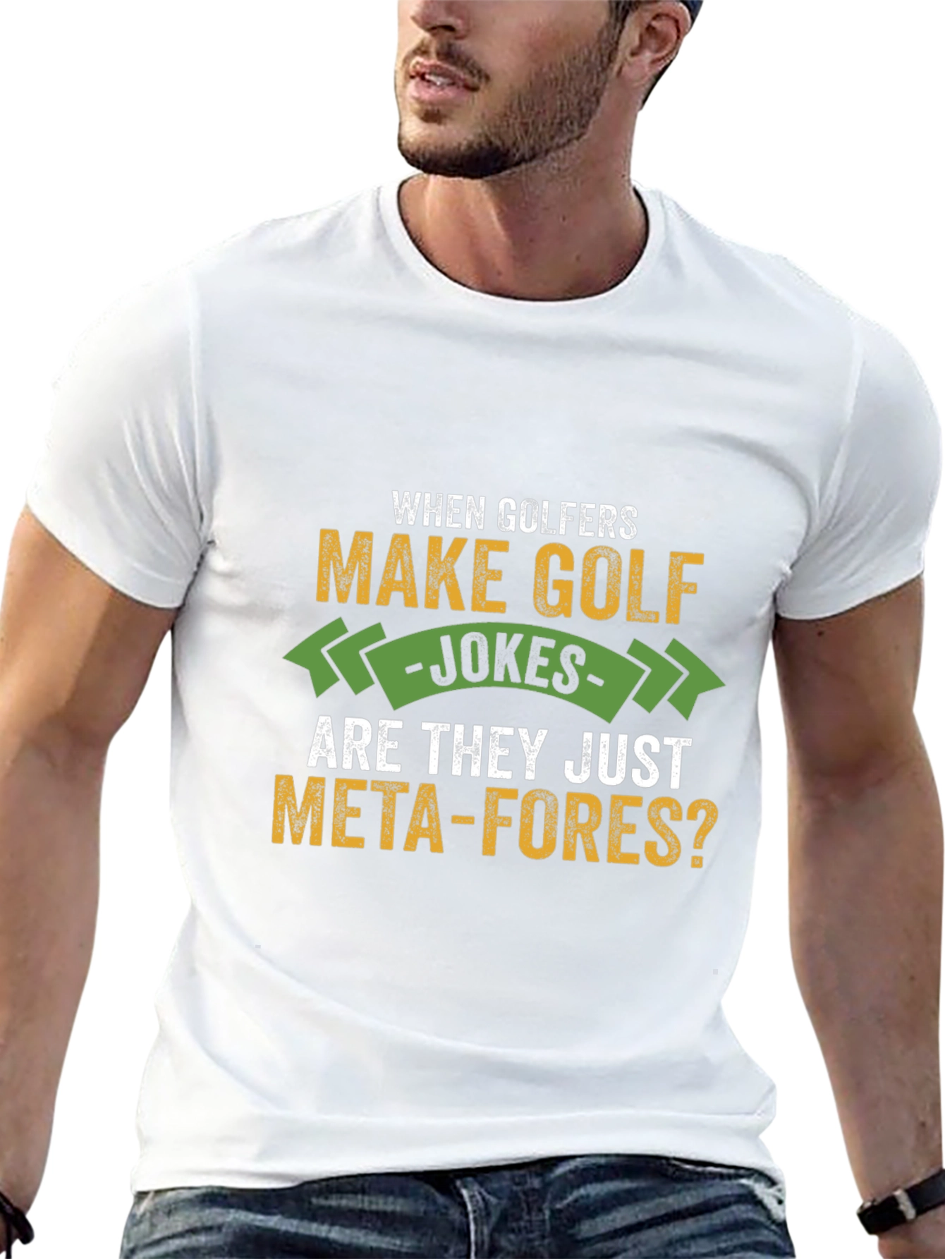 Golf Jokes T-Shirt - Meta-fores Tee