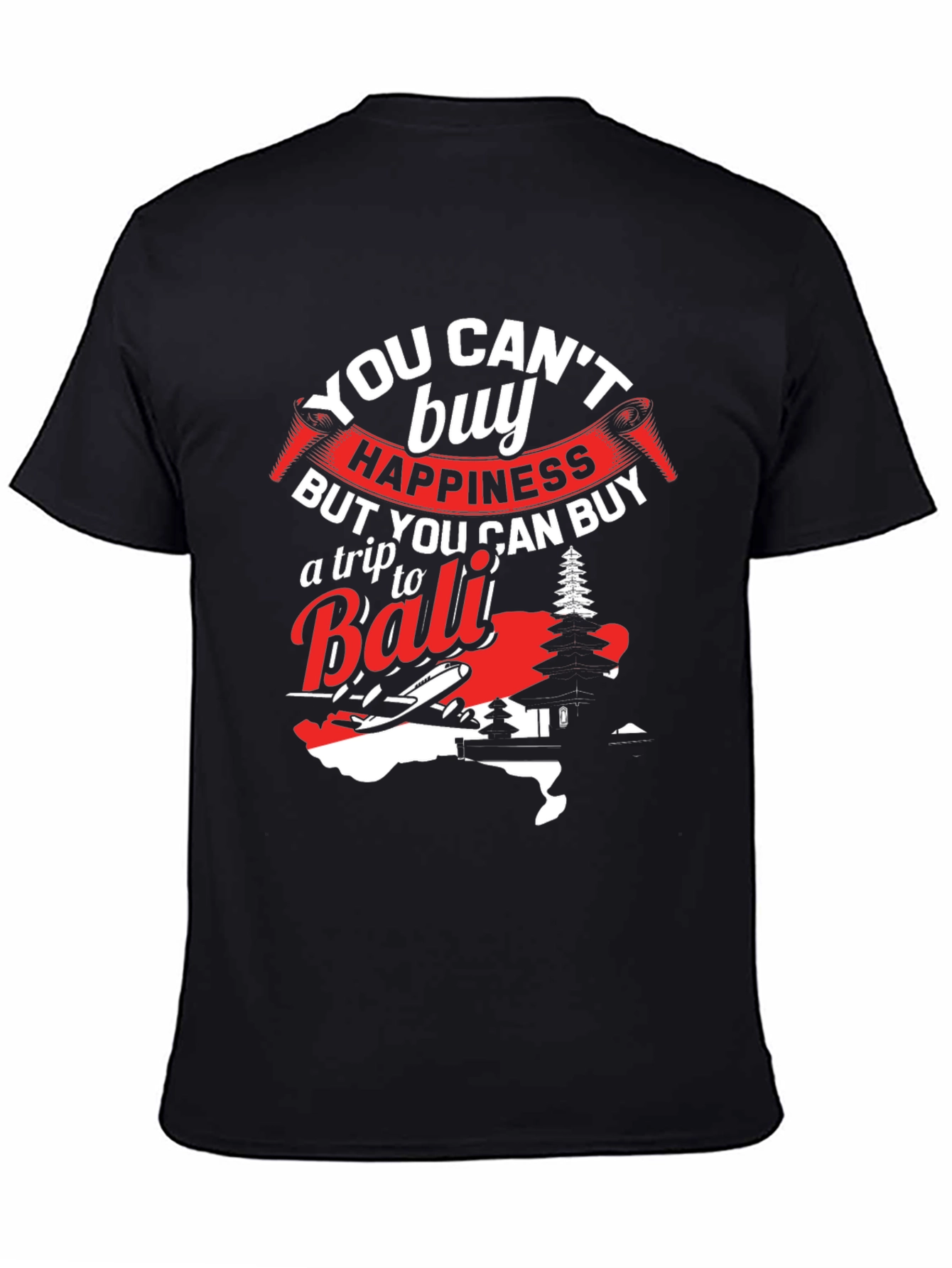 Bali Trip T-Shirt: Happiness Souvenir Tee