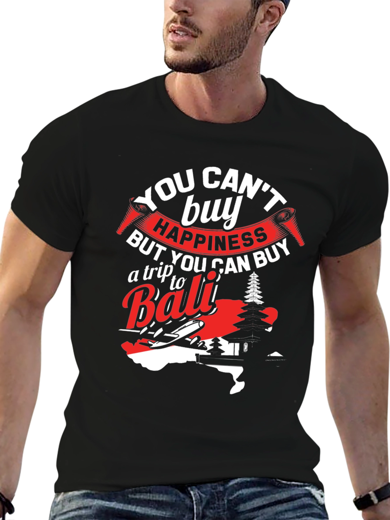 Bali Trip T-Shirt: Happiness Souvenir Tee