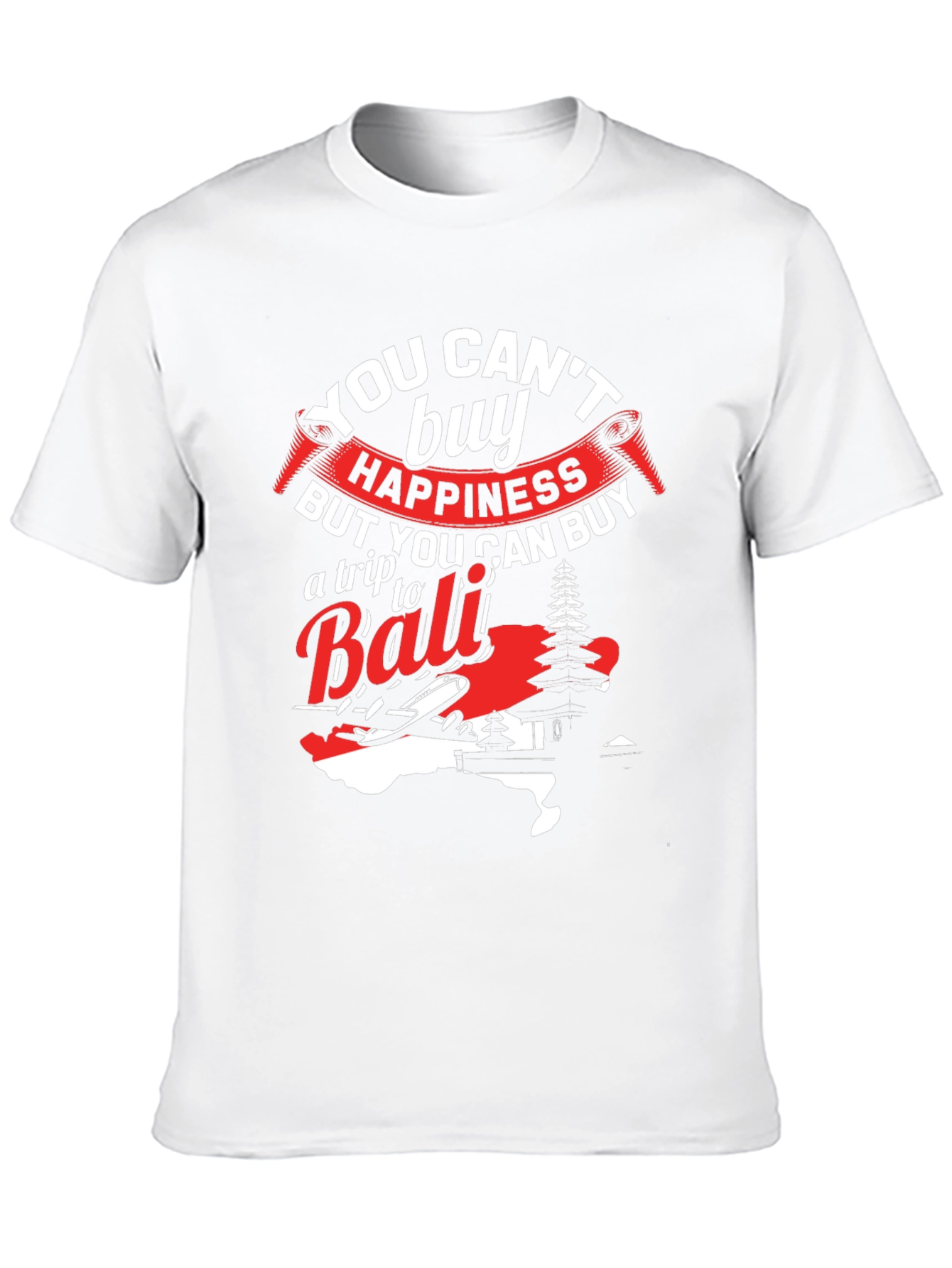 Bali Trip T-Shirt: Happiness Souvenir Tee